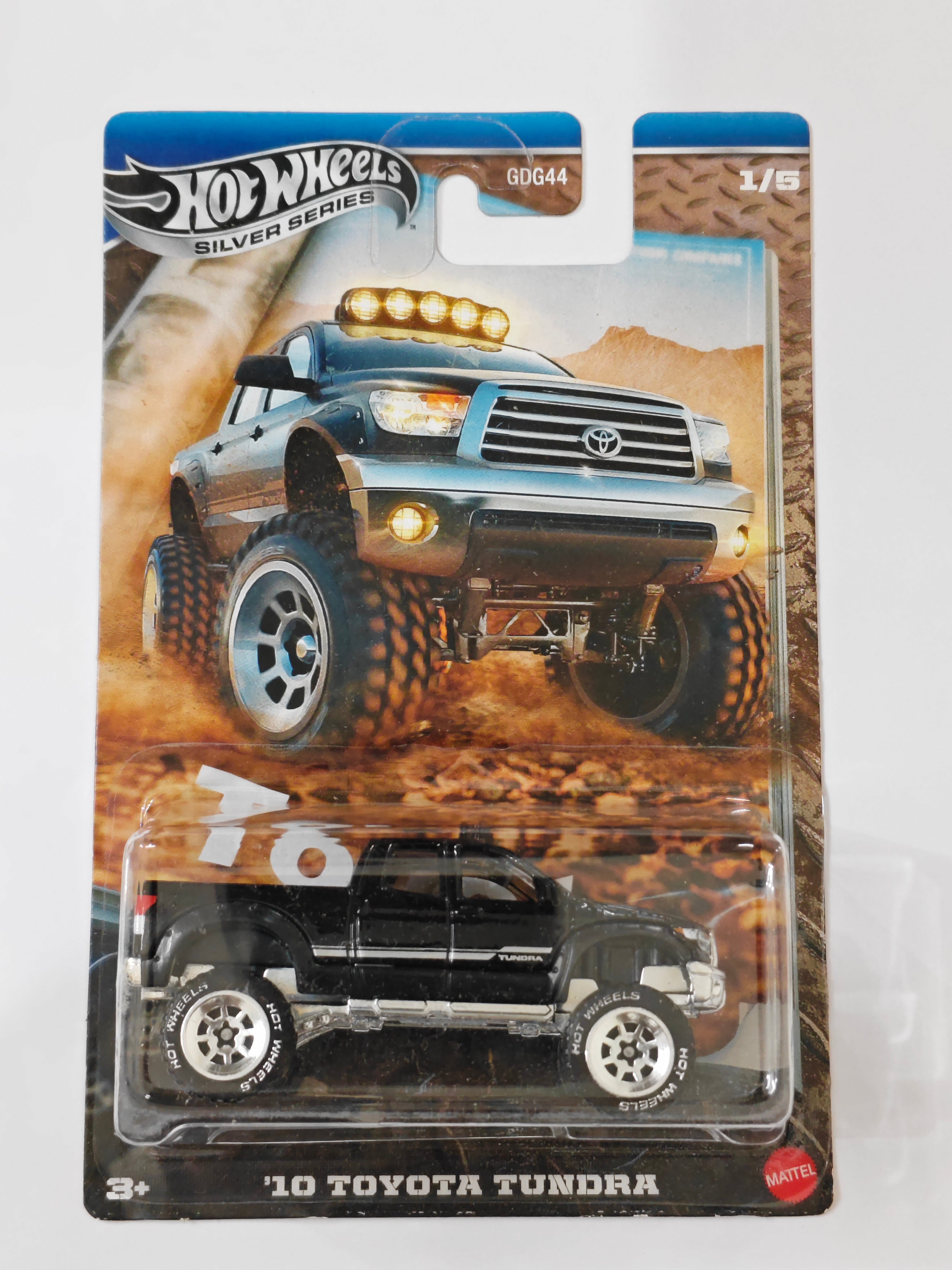 Hot Wheels - Silver Series - 10 Toyota Tundra - Diecast Car - 1:64 Scale (Scratch in Blister)