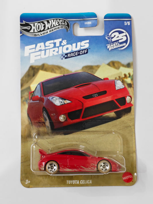Hot Wheels - Silver Series - Toyota Celica - Diecast Car - 1:64 Scale
