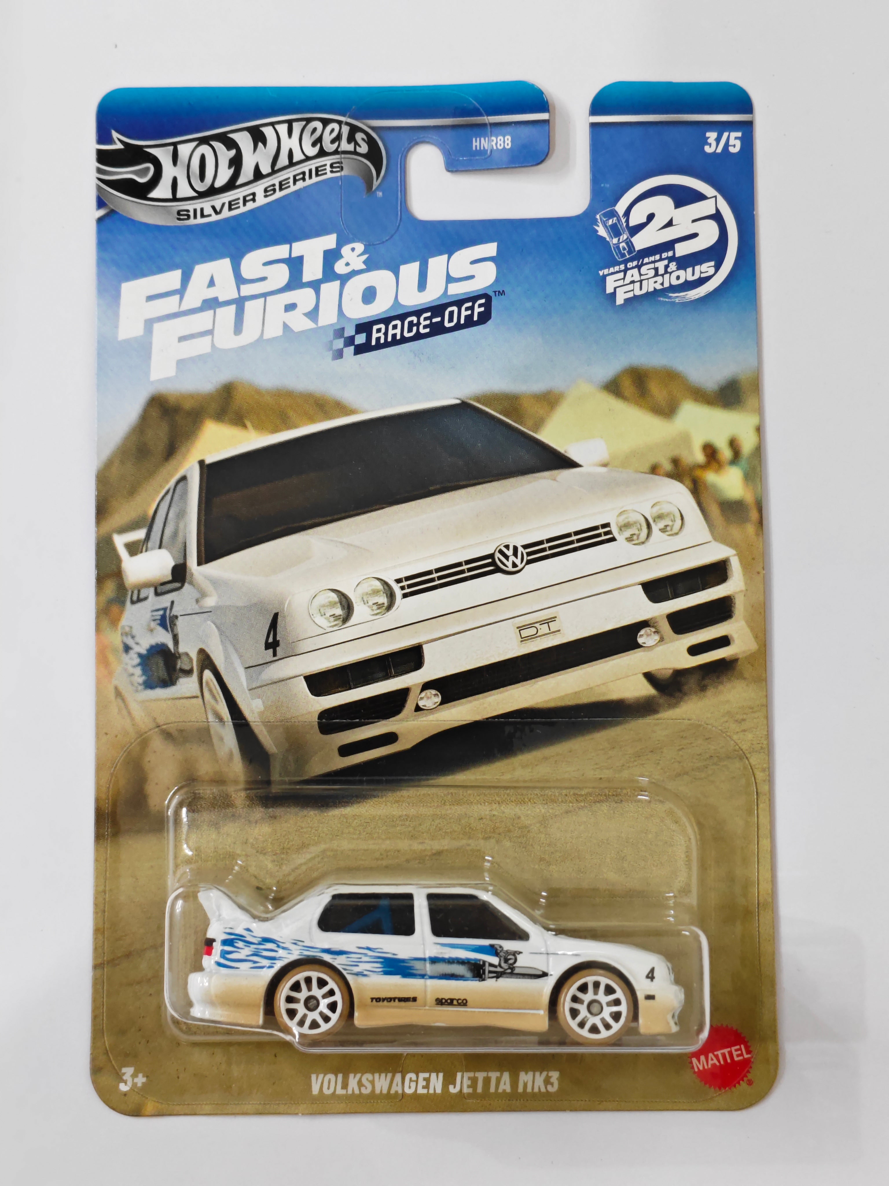 Hot Wheels - Silver Series - Volkswagen Jetta MK3 - Diecast Car - 1:64 Scale