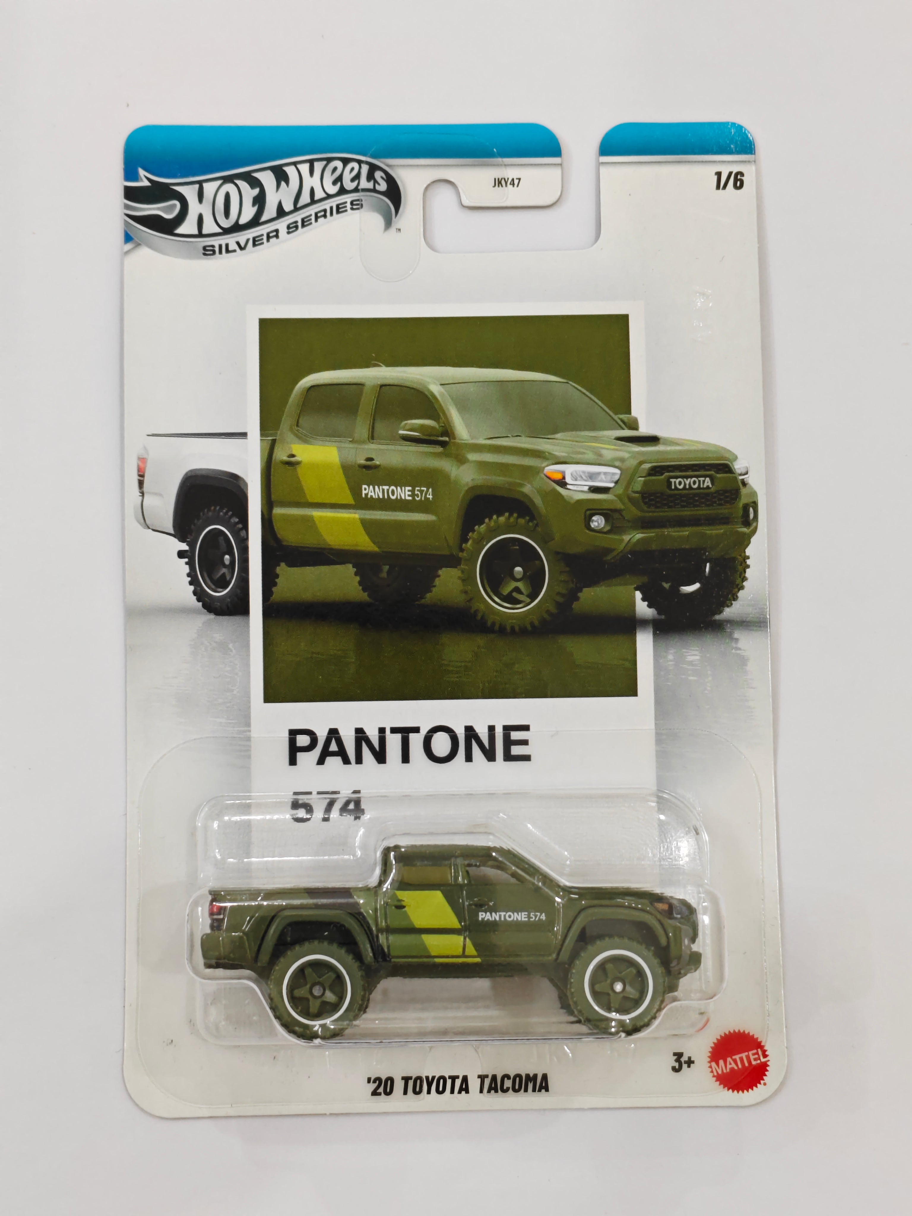 Hot Wheels - Silver Series - Pantone 574 - 20 Toyota Tacoma - Diecast Car - 1:64 Scale