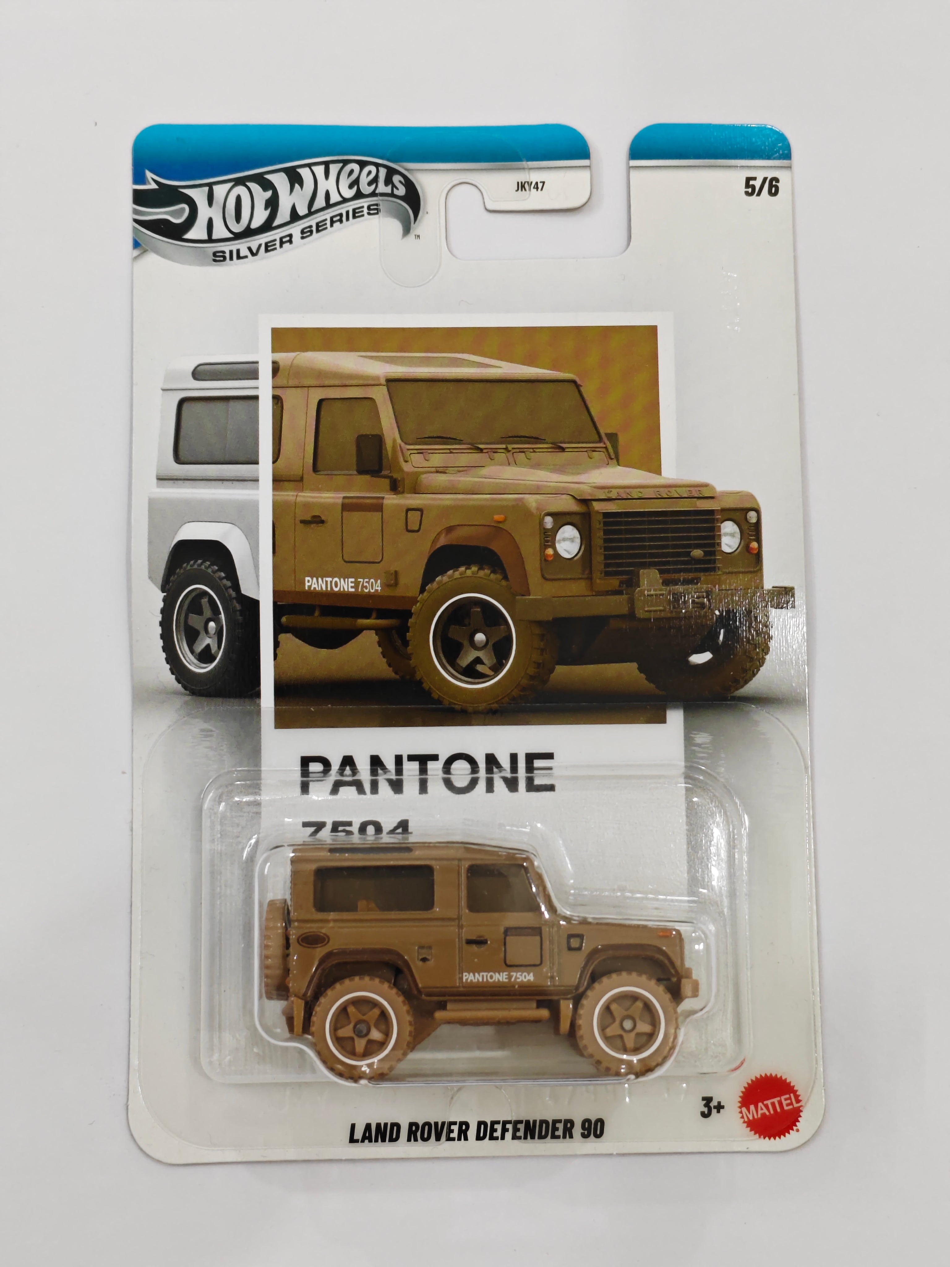 Hot Wheels - Silver Series - Pantone 7504 - Land Rover Defender 90 - Diecast Car - 1:64 Scale