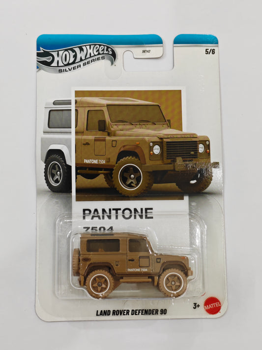 Hot Wheels - Silver Series - Pantone 7504 - Land Rover Defender 90 - Diecast Car - 1:64 Scale