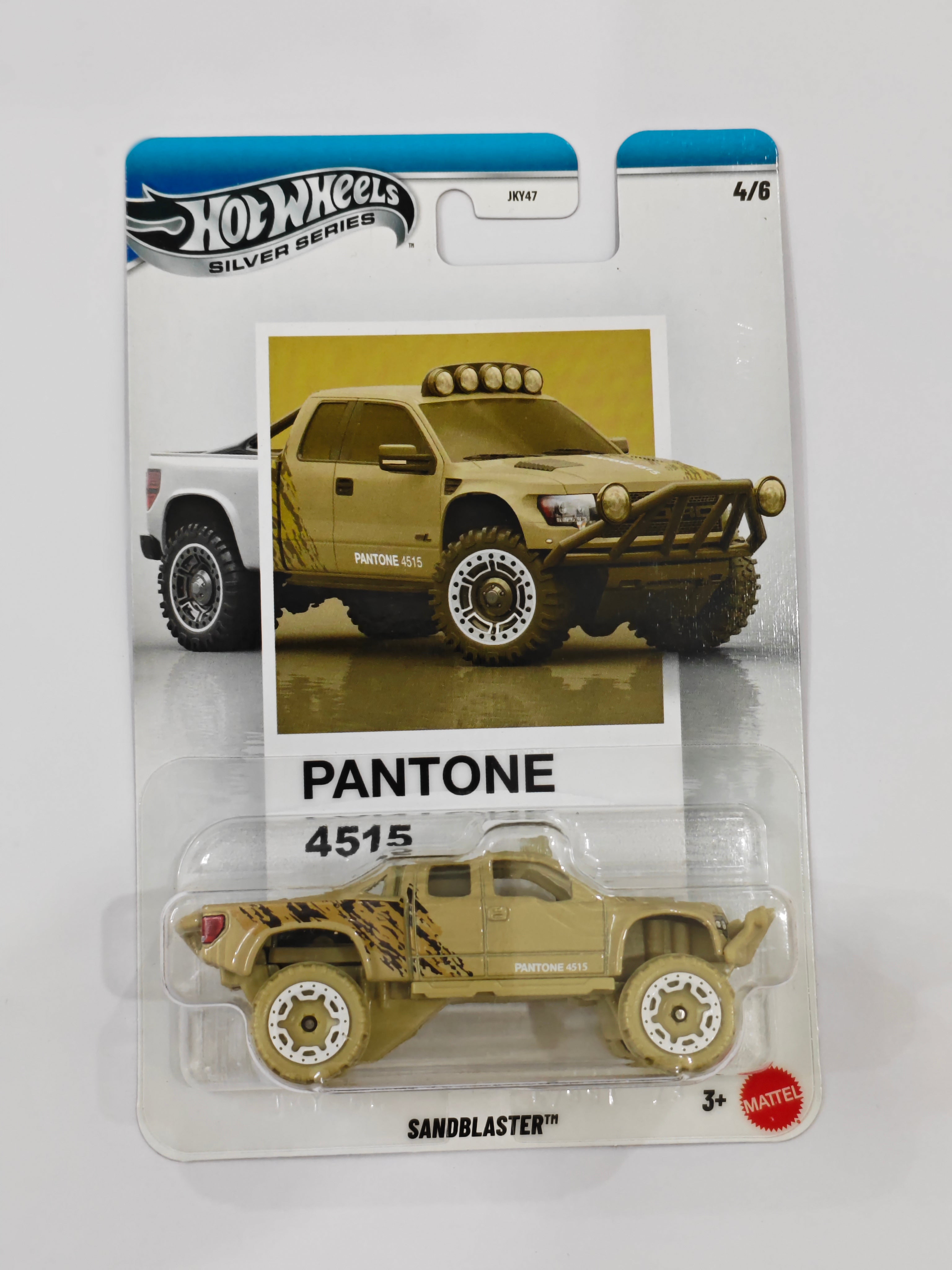 Hot Wheels - Silver Series - Pantone 4515 - Sandblaster - Diecast Car - 1:64 Scale