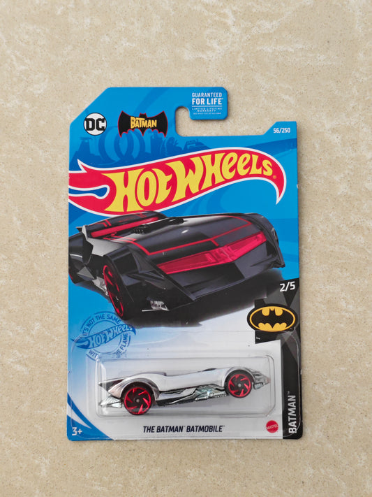 Hot Wheels - Imported - The Batman Batmobile Chrome - Diecast Car - 1:64 Scale