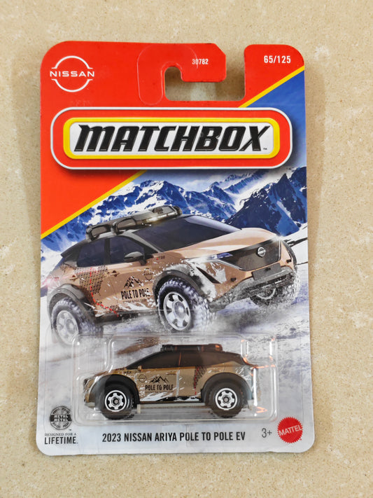 Matchbox - 2023 Nissan Ariya Pole To Pole EV - Diecast Car - 1:64 Scale