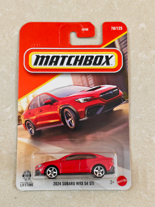 Matchbox - 2024 Subaru WRX S4 STI - Diecast Car - 1:64 Scale