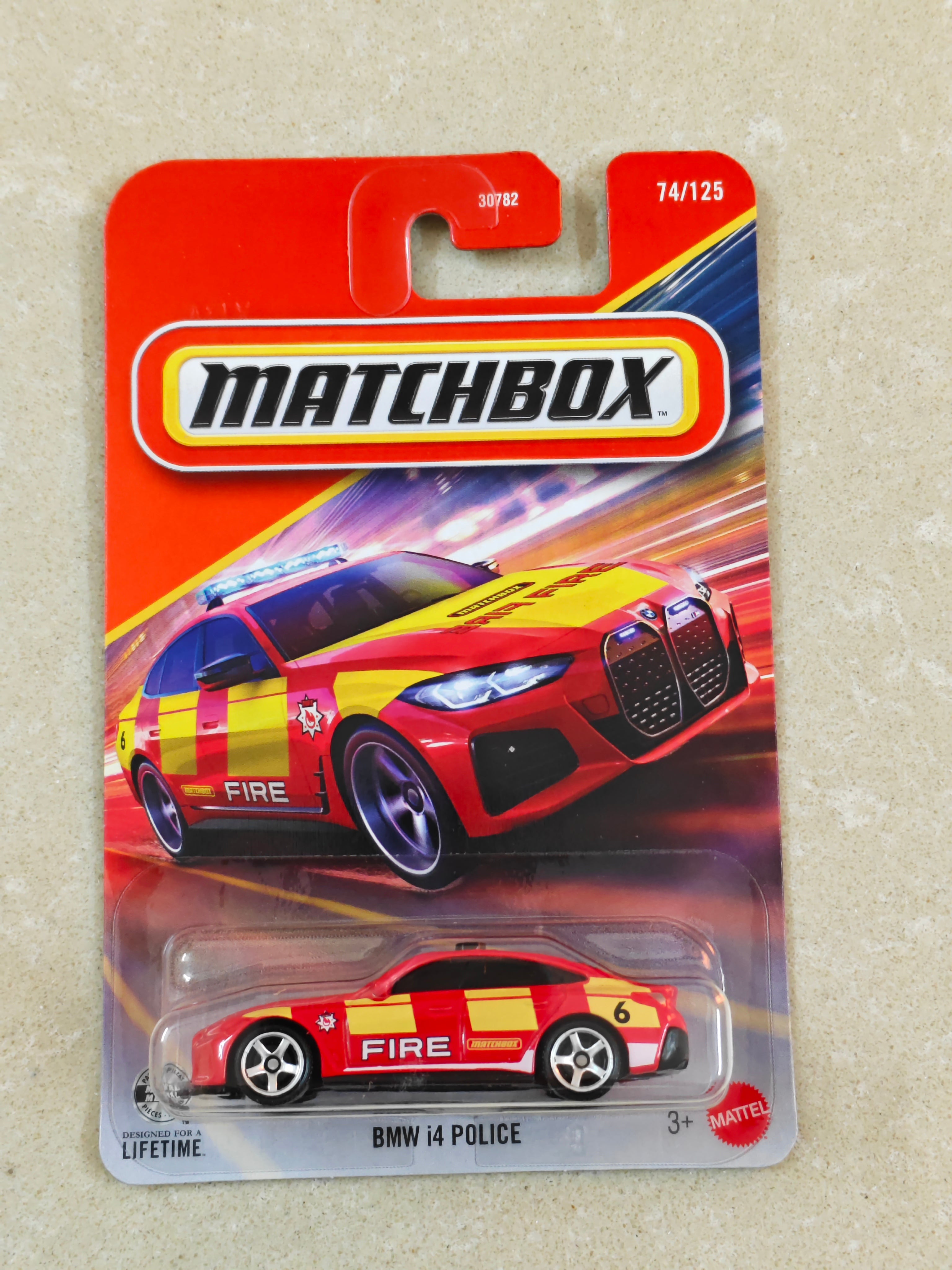 Matchbox - BMW i4 Police - Diecast Car - 1:64 Scale