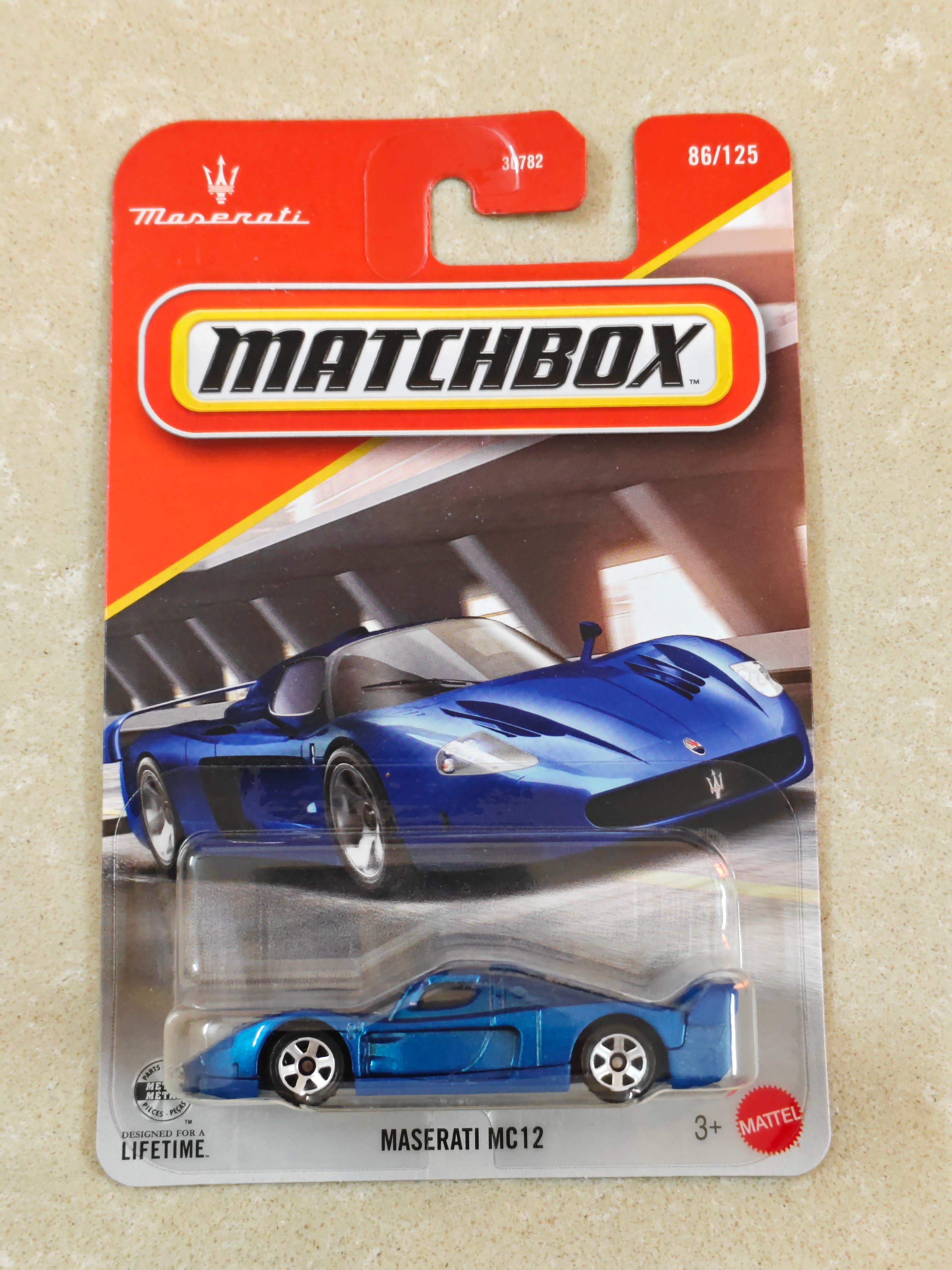 Matchbox - Maserati MC12 - Diecast Car - 1:64 Scale