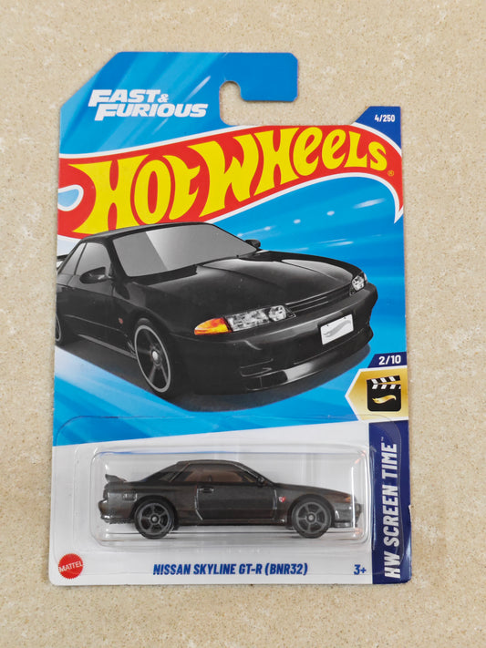 Hot Wheels - Nissan Skyline GT R (BNR32) - Diecast Car - 1:64 Scale