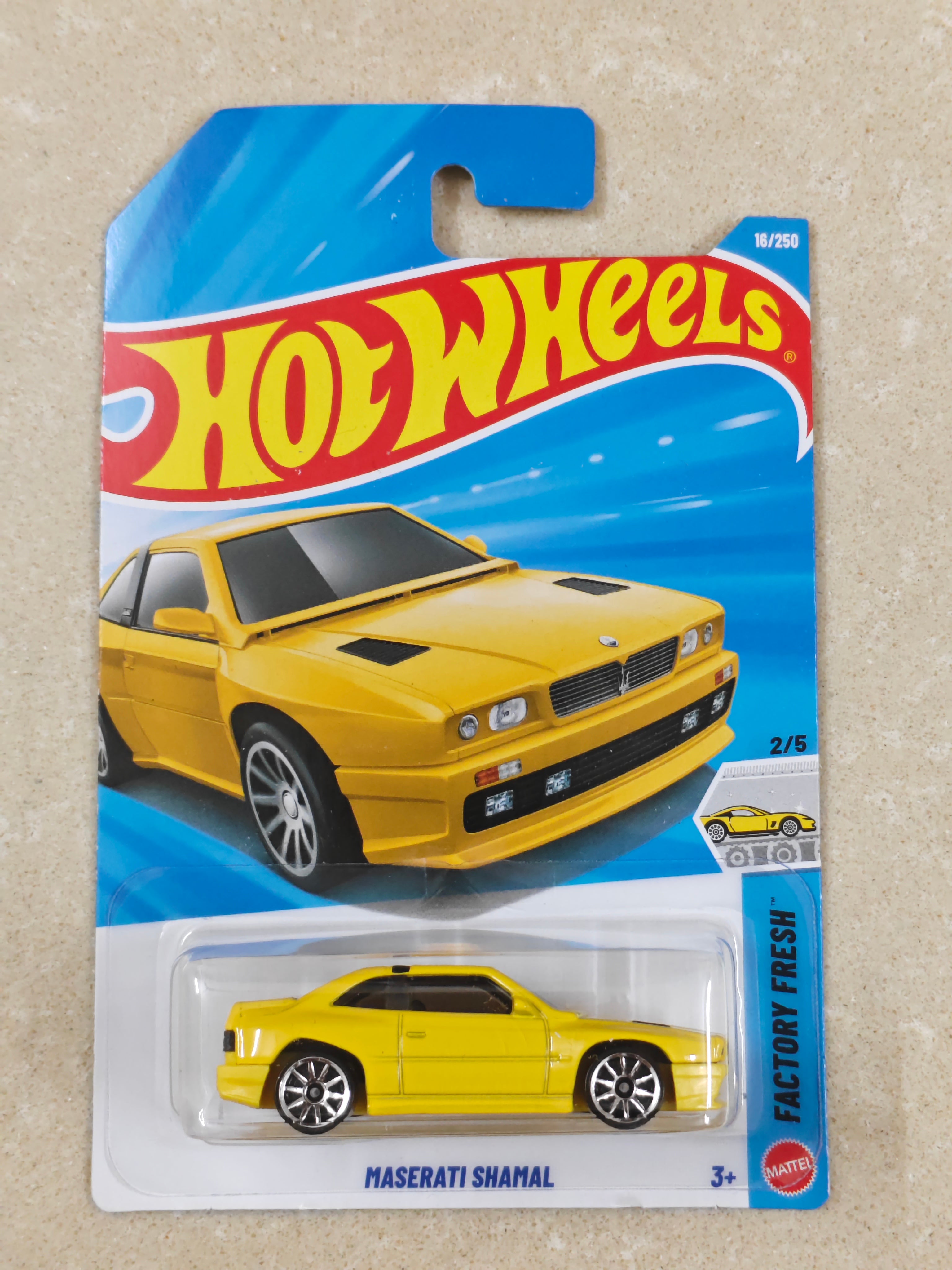 Hot Wheels - K Case - Maserati Shamal - Diecast Car - 1:64 Scale (Soft Corners)