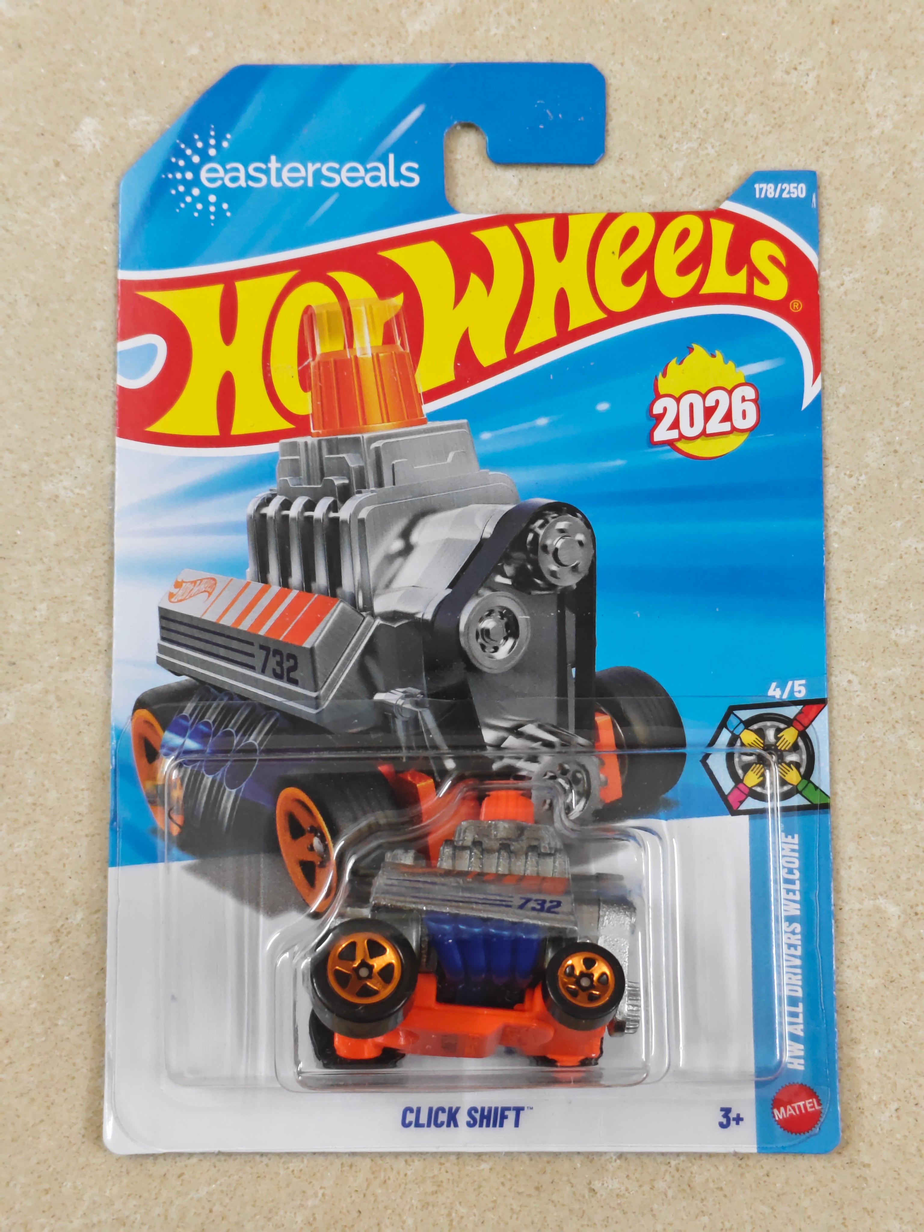 Hot Wheels - K Case - Click Shift - Diecast Car - 1:64 Scale