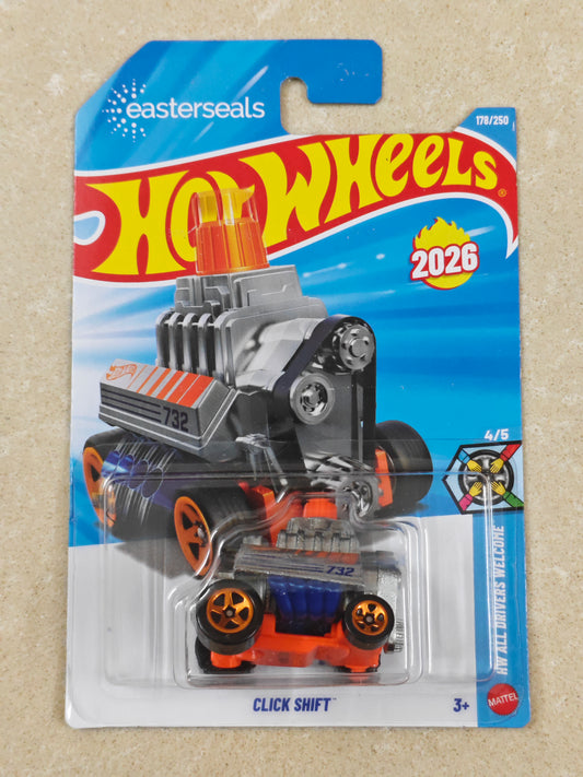 Hot Wheels - K Case - Click Shift - Diecast Car - 1:64 Scale