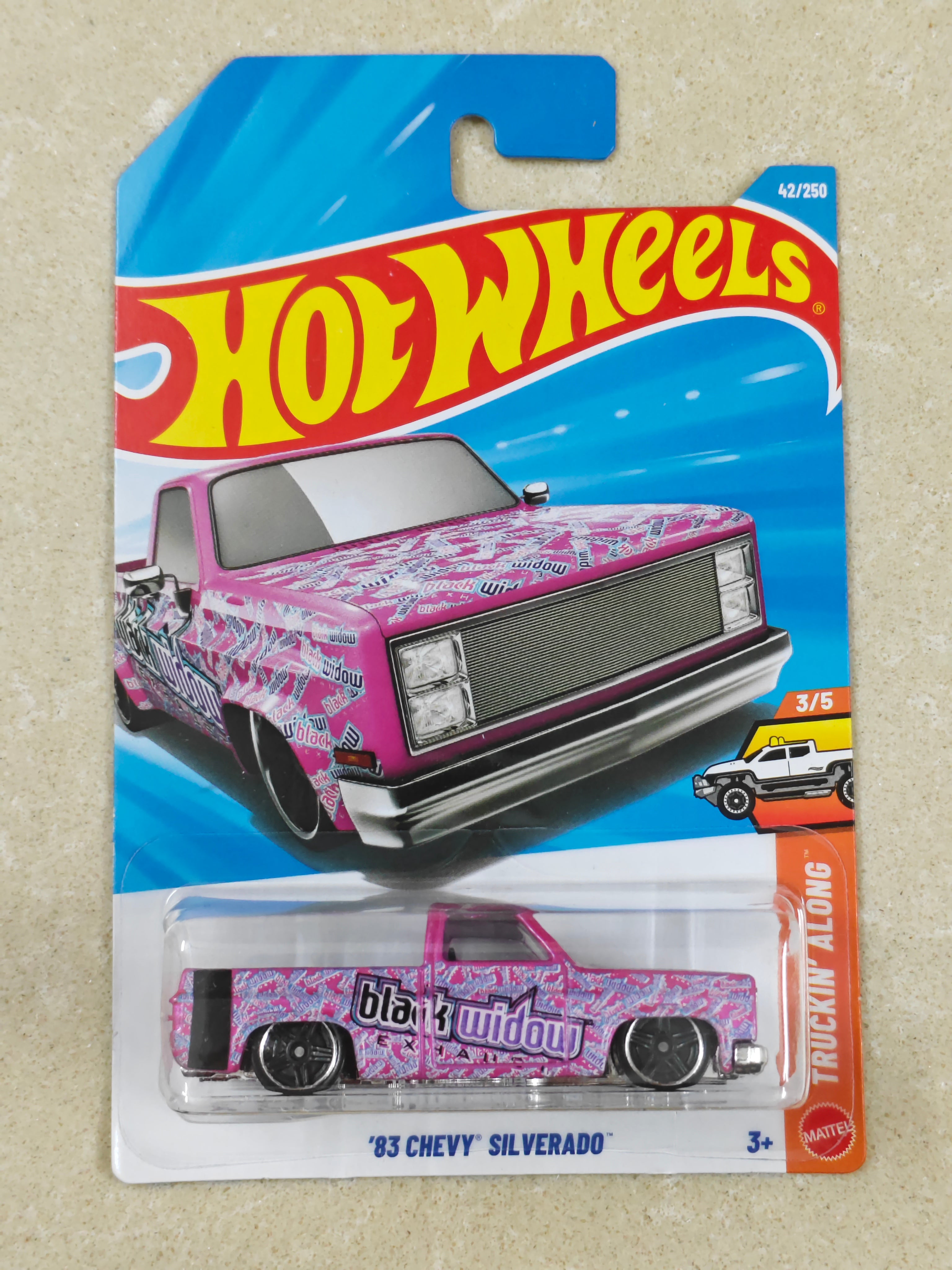 Hot Wheels - K Case - 83 Chevy Silverado - Diecast Car - 1:64 Scale