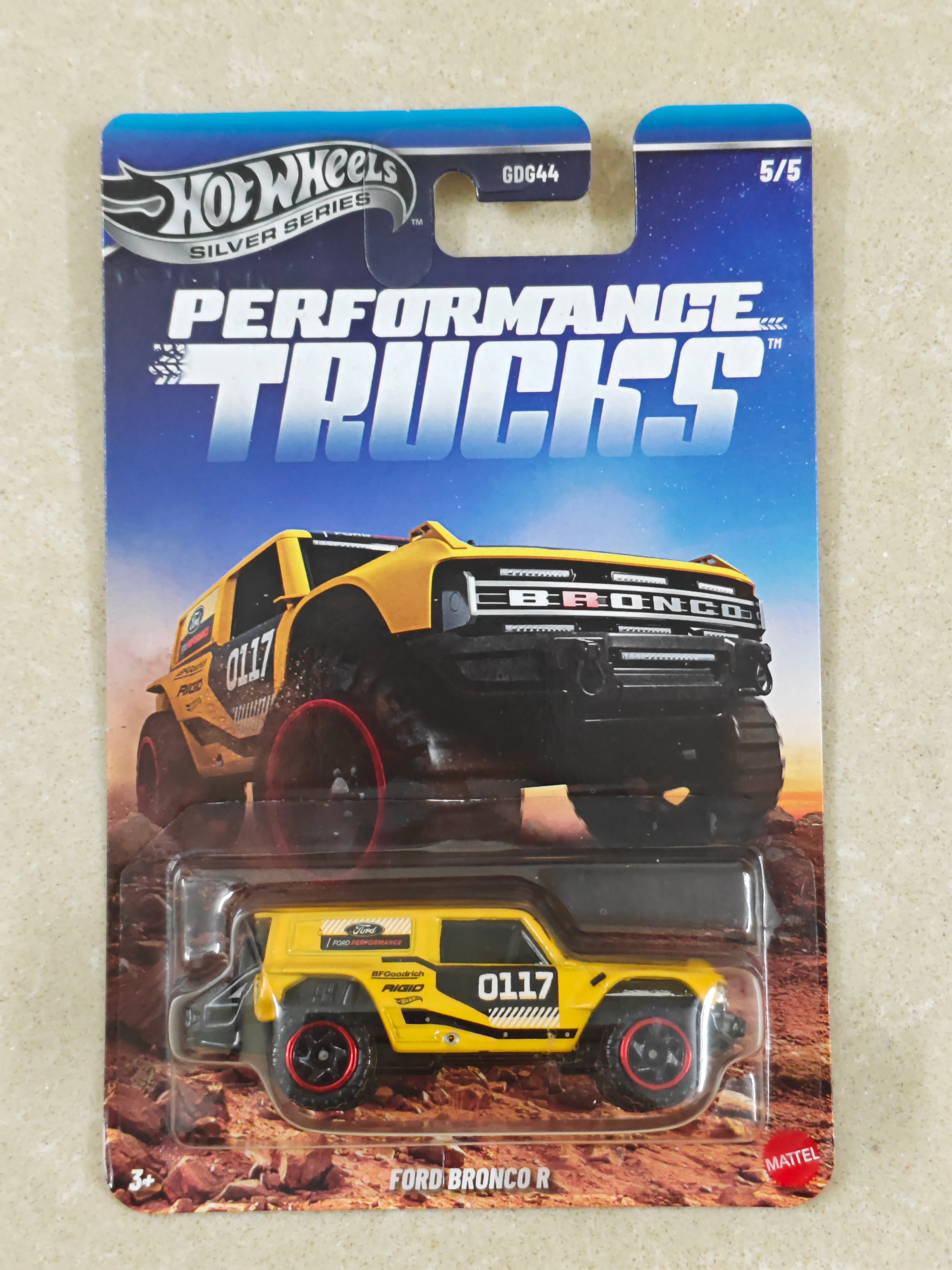 Hot Wheels - Silver Series - Ford Bronco R - Diecast Car - 1:64 Scale