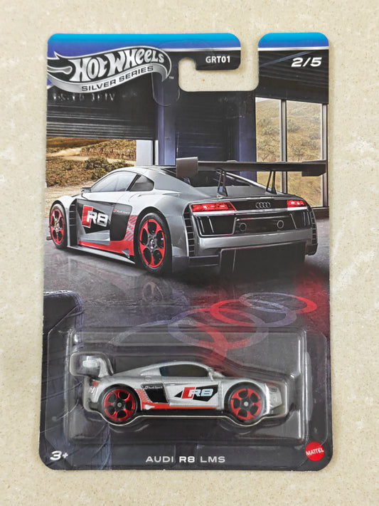 Hot Wheels - Silver Series - Audi R8 LMS - Diecast Car - 1:64 Scale