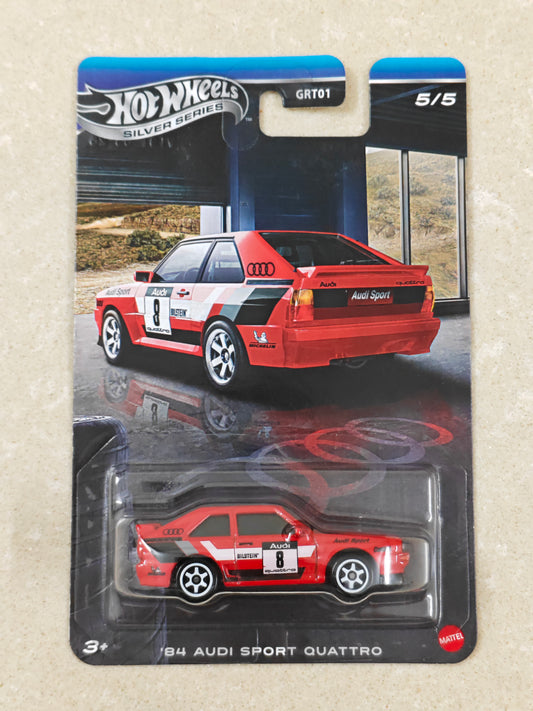 Hot Wheels - Chase - Silver Series - 84 Audi Sport Quattro - Diecast Car - 1:64 Scale