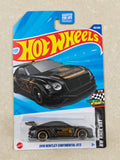 Hot Wheels - US Imported - 2018 Bentley Continental GT3 Black - Diecast Car - 1:64 Scale (Creased Card)