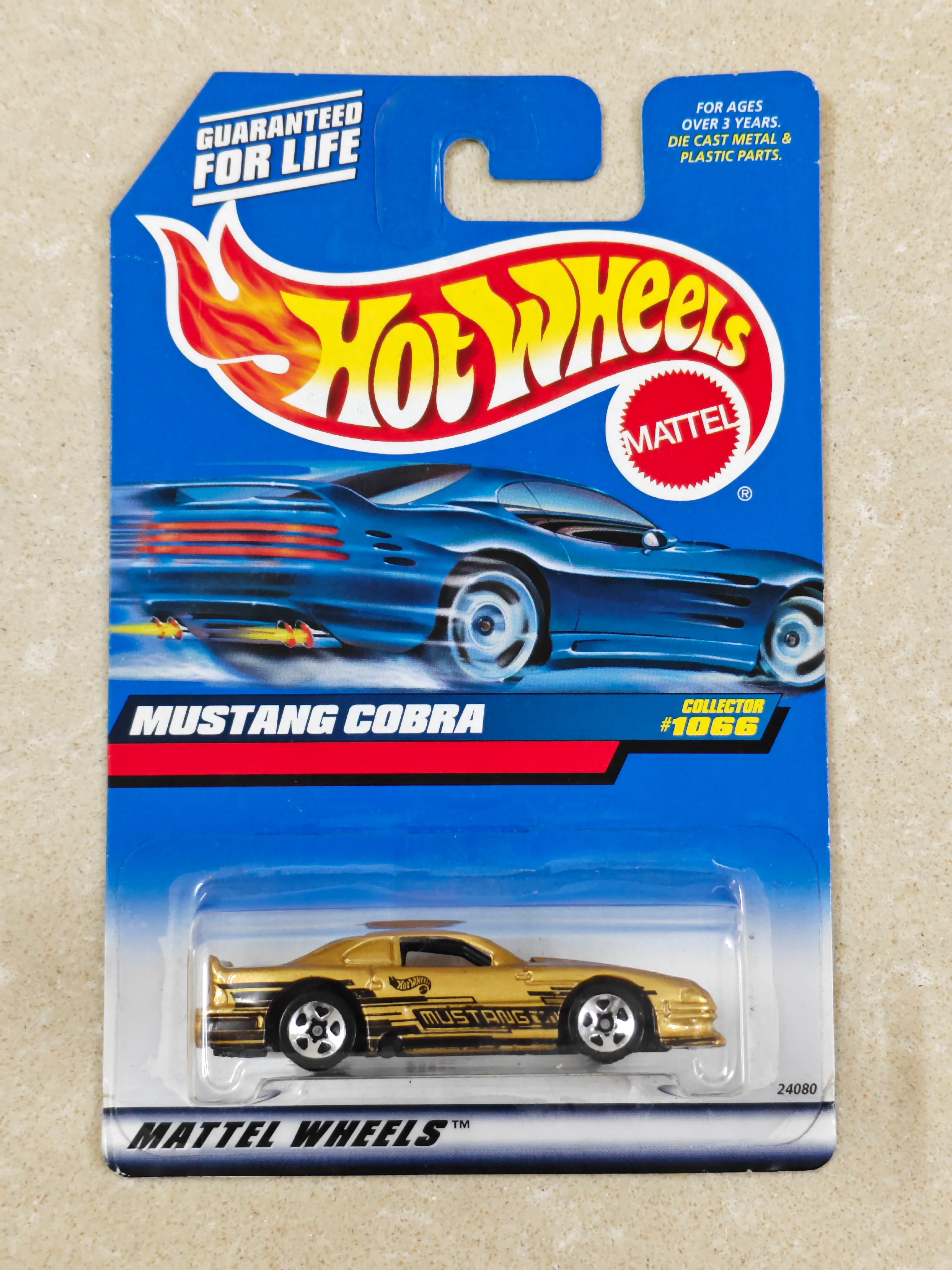 Hot Wheels - Imported - Mustang Cobra - Diecast Car - 1:64 Scale (Creased Card)
