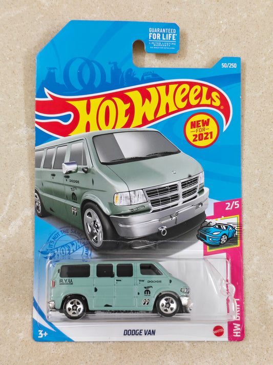 Hot Wheels - US Imported - Dodge Van - Diecast Car - 1:64 Scale (Blister Dent)