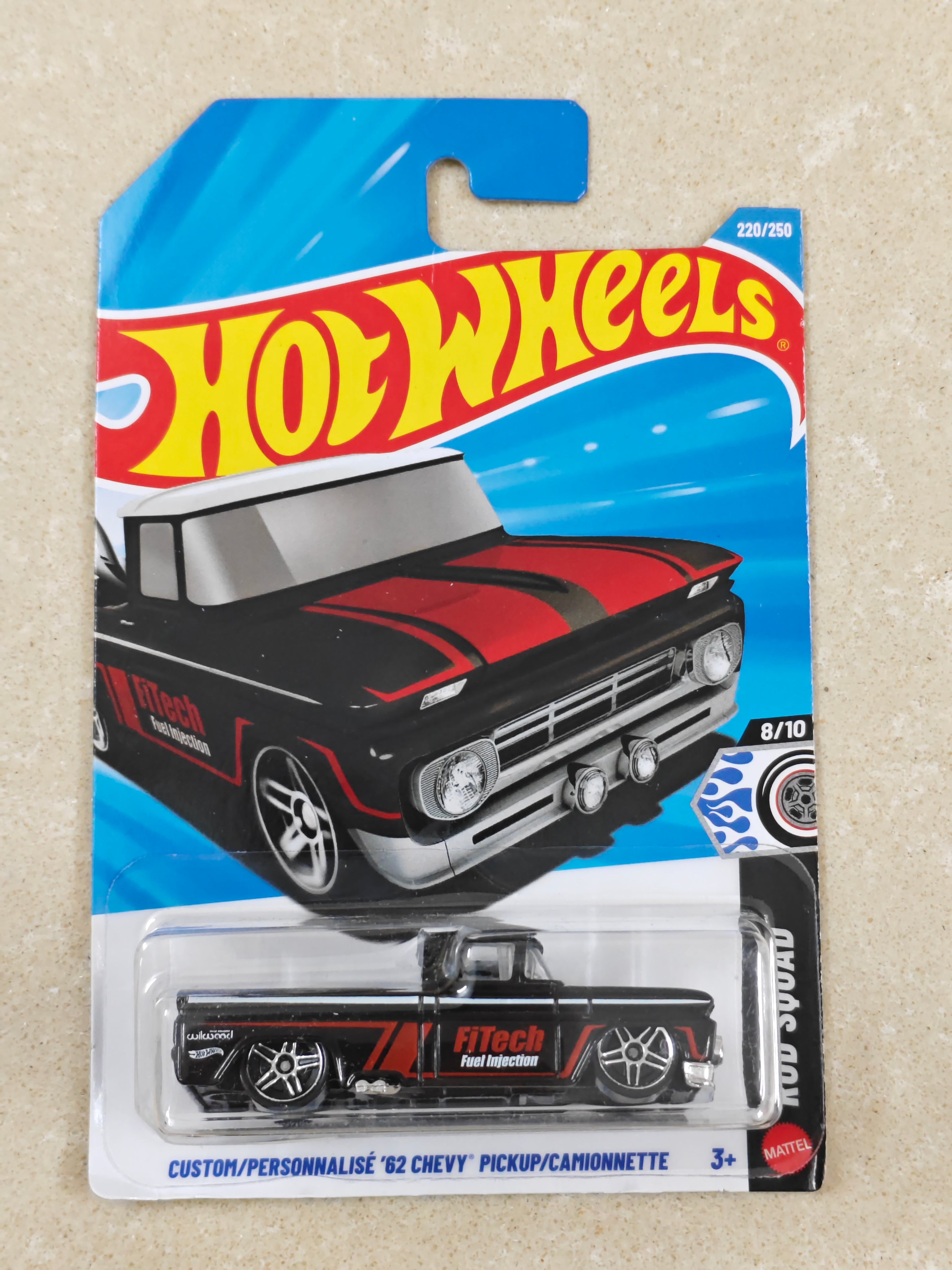 Hot Wheels - L Case 2026 - Custom 62 Chevy Pickup - Diecast Car - 1:64 Scale (Soft Corners)