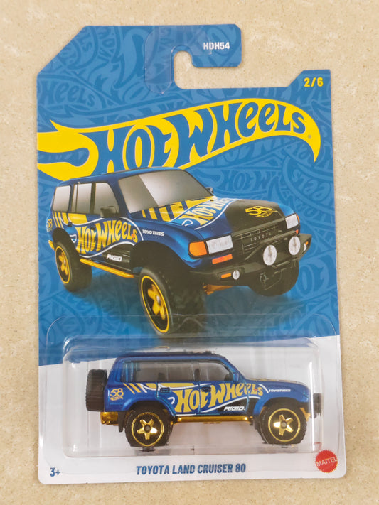 Hot Wheels - Anniversary Edition - Toyota Land Cruiser 80 - Diecast Car - 1:64 Scale