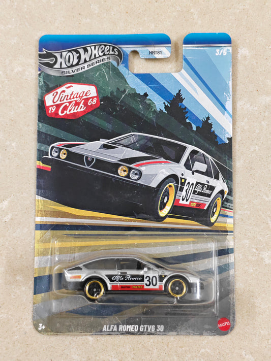 Hot Wheels - Silver Series - Alfa Romeo GTV6 30 - Diecast Car - 1:64 Scale
