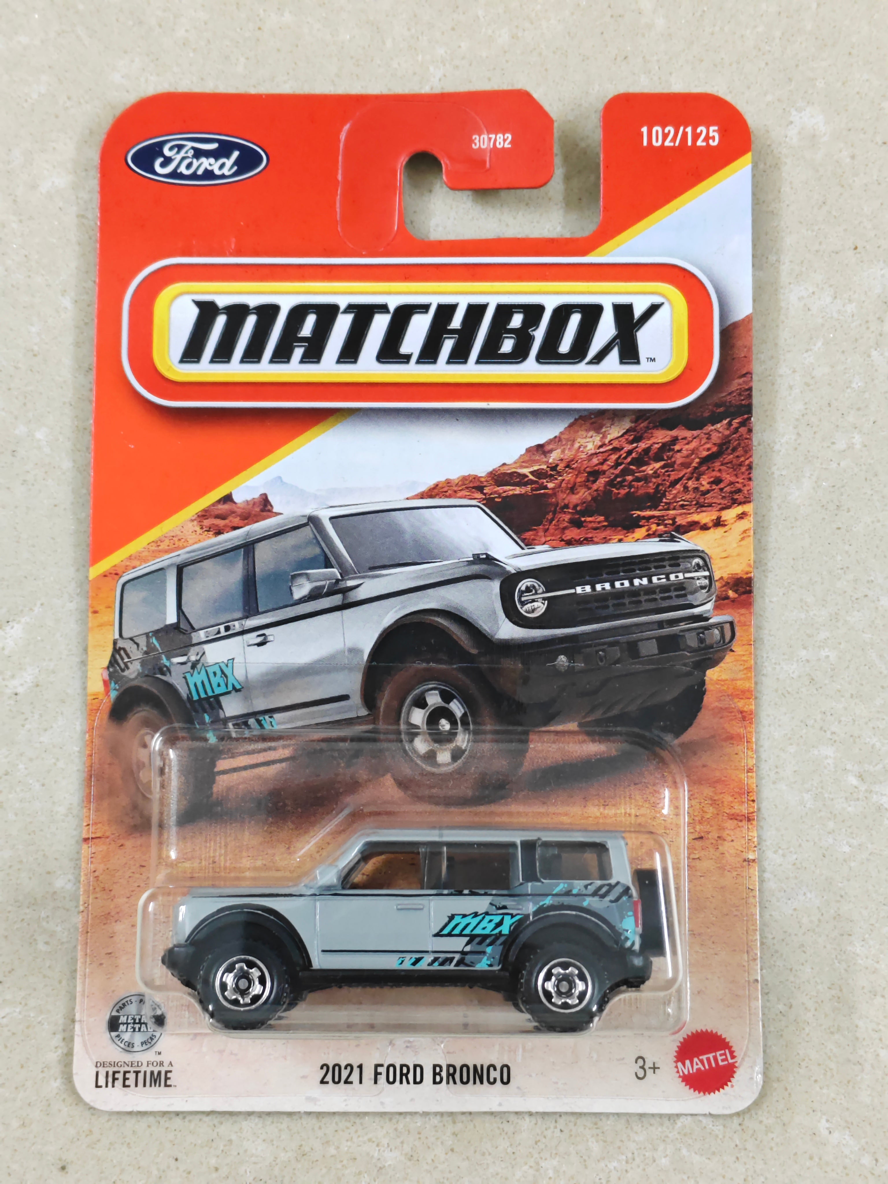 Matchbox - 2021 Ford Bronco - Diecast Car - 1:64 Scale