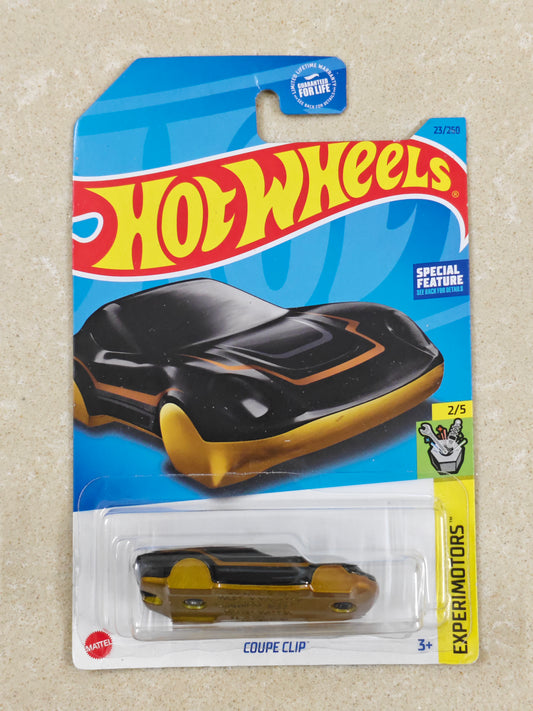 Hot Wheels - US Imported - Coupe Clip Black - Diecast Car - 1:64 Scale (Small Crack on Blister)