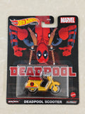 Hot Wheels - US Imported - Premium - Deadpool Scooter - Diecast Scooter - 1:64 Scale