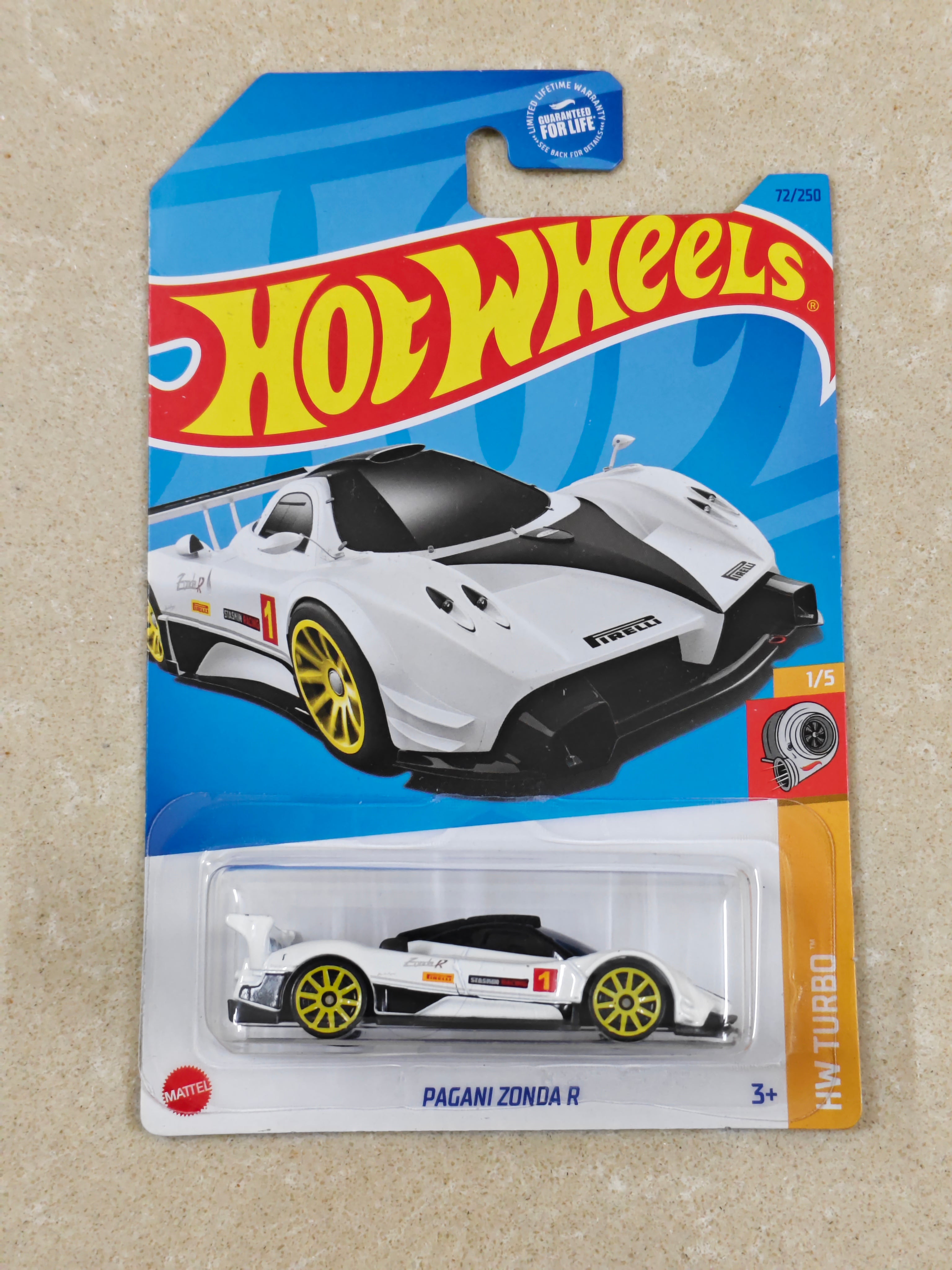 Hot Wheels - US Imported - Pagani Zonda R White - Diecast Car - 1:64 Scale