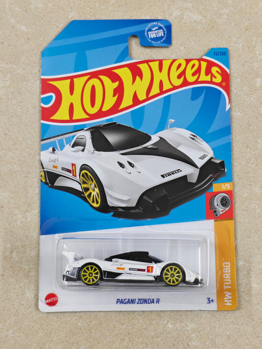Hot Wheels - US Imported - Pagani Zonda R White - Diecast Car - 1:64 Scale