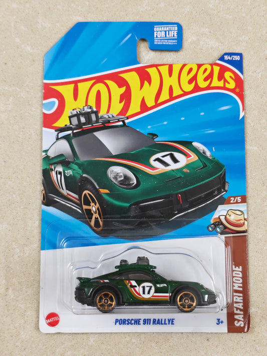 Hot Wheels - US Imported - Porsche 911 Rallye  - Diecast Car - 1:64 Scale (Soft Corners)