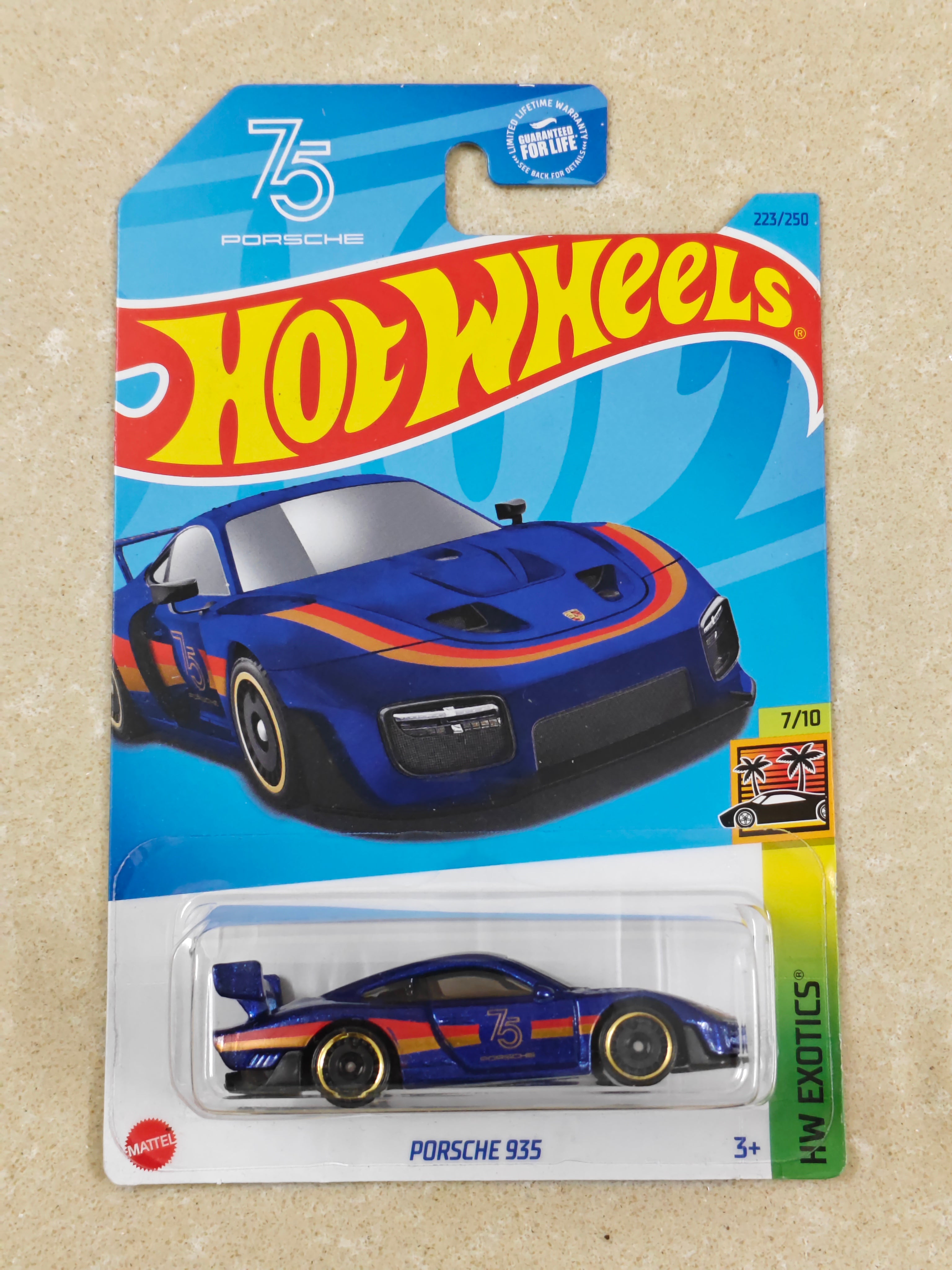 Hot Wheels - US Imported - Porsche 935 Dark Blue  - Diecast Car - 1:64 Scale