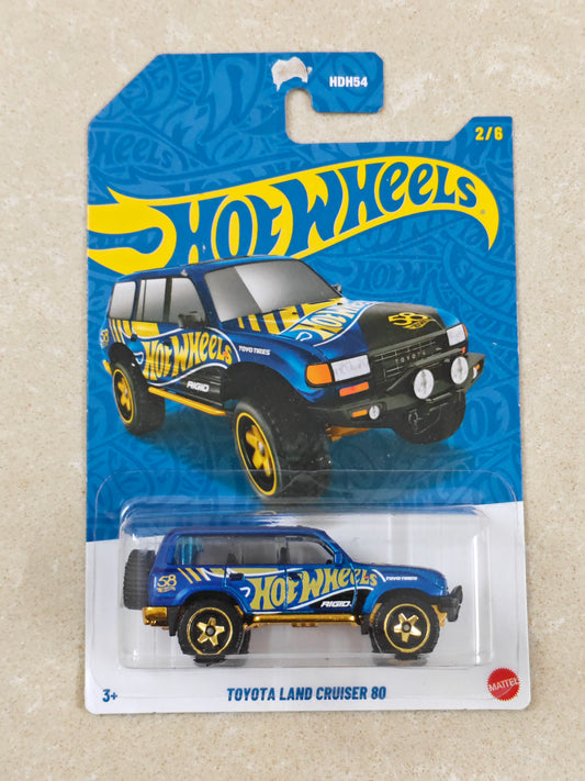 Hot Wheels - Anniversary Edition - Toyota Land Cruiser 80 - Diecast Car - 1:64 Scale (J Hook Damaged)