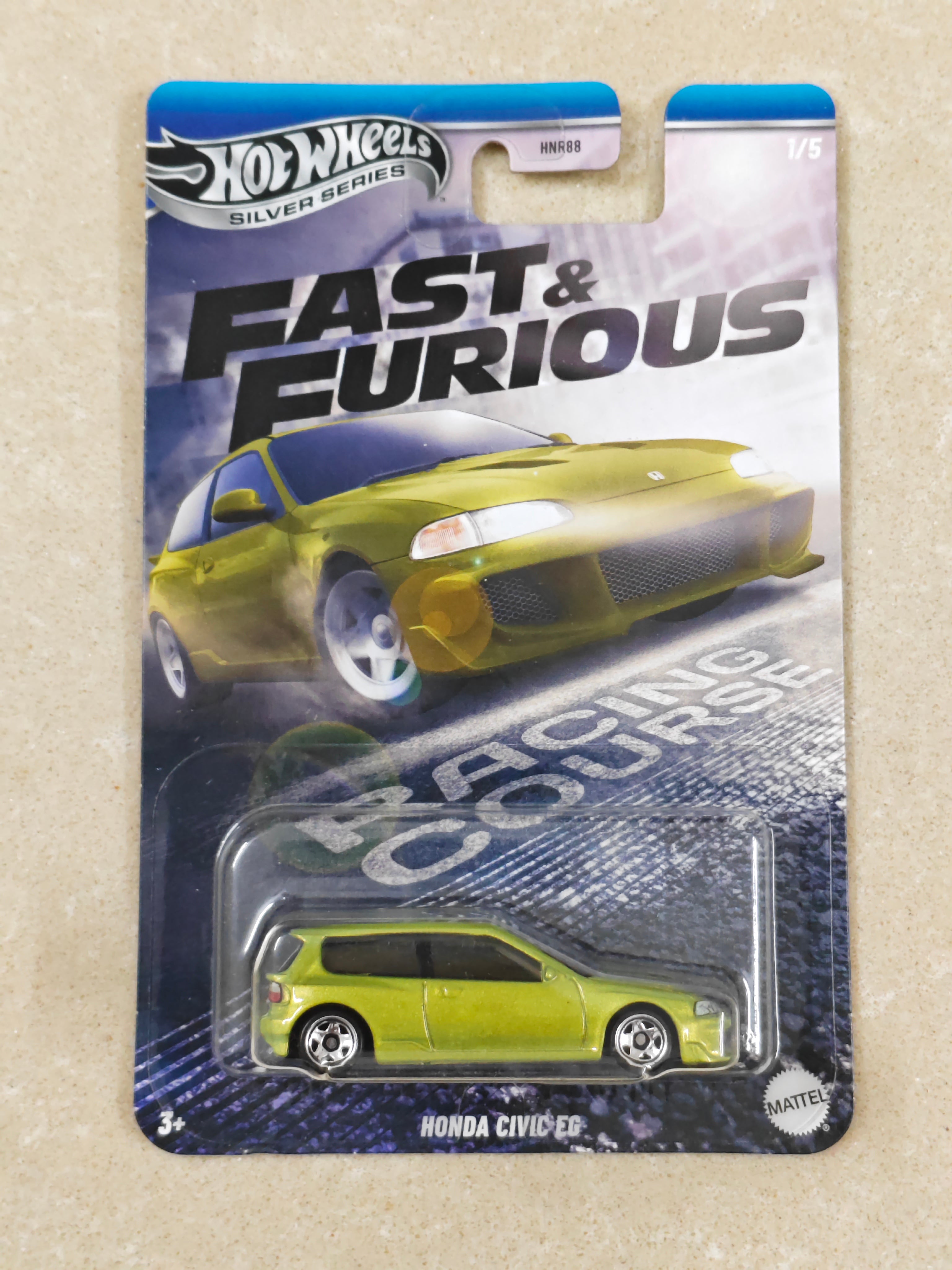 Hot Wheels - Silver Series - Imported - Honda Civic EG - Diecast Car - 1:64 Scale