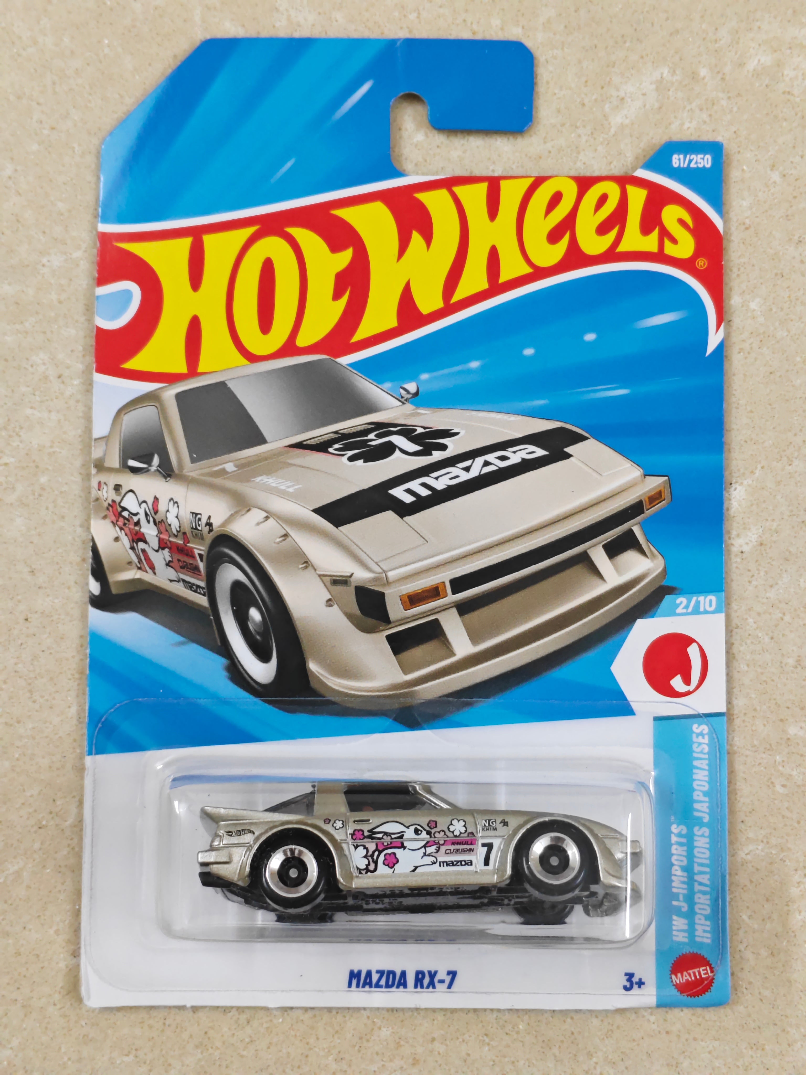 Hot Wheels - M Case 2026 - Mazda RX 7 - Diecast Car - 1:64 Scale
