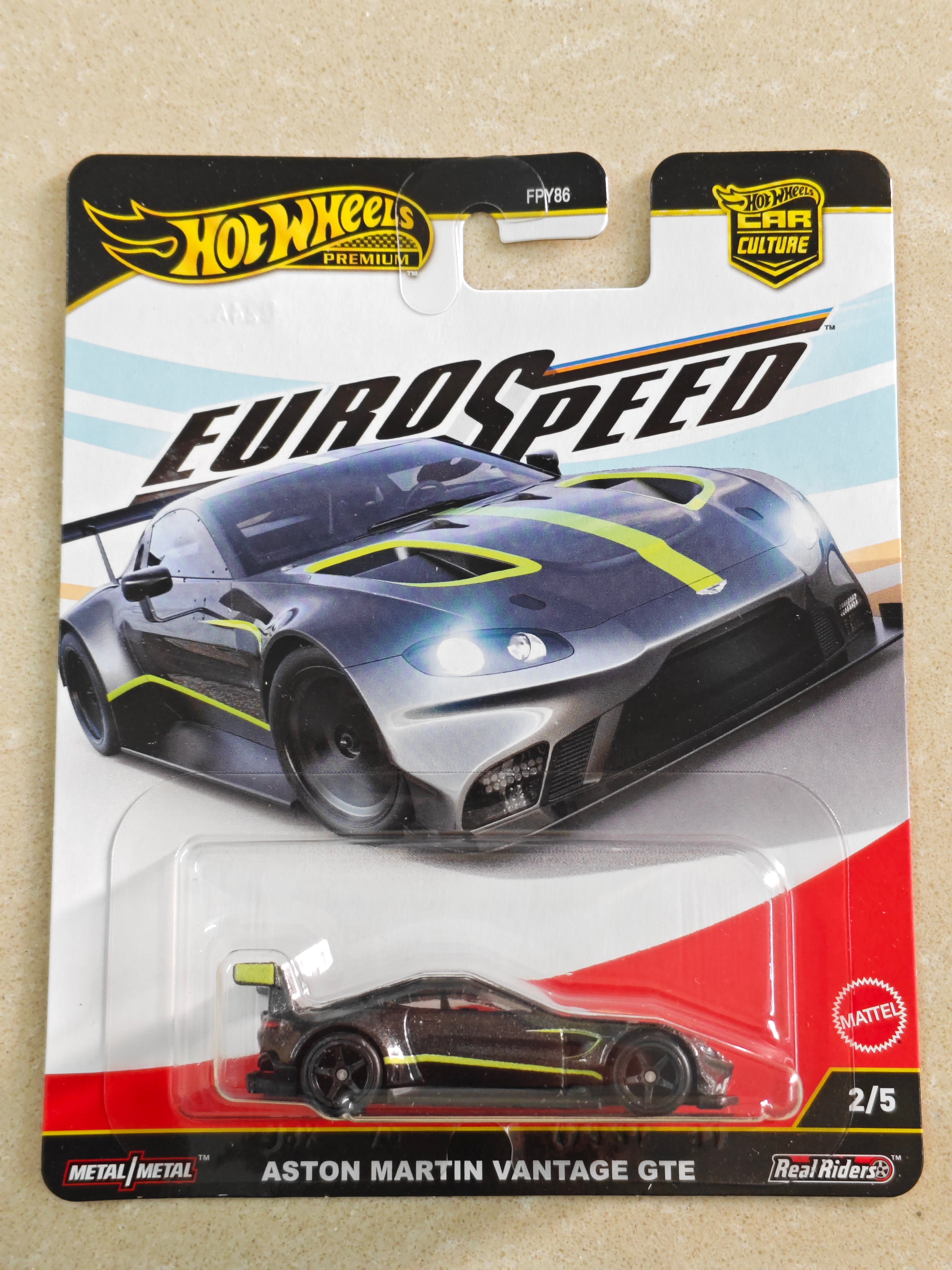 Hot Wheels - Premium - US Imported -  Aston Martin Vantage GTE - Diecast Car - 1:64 Scale