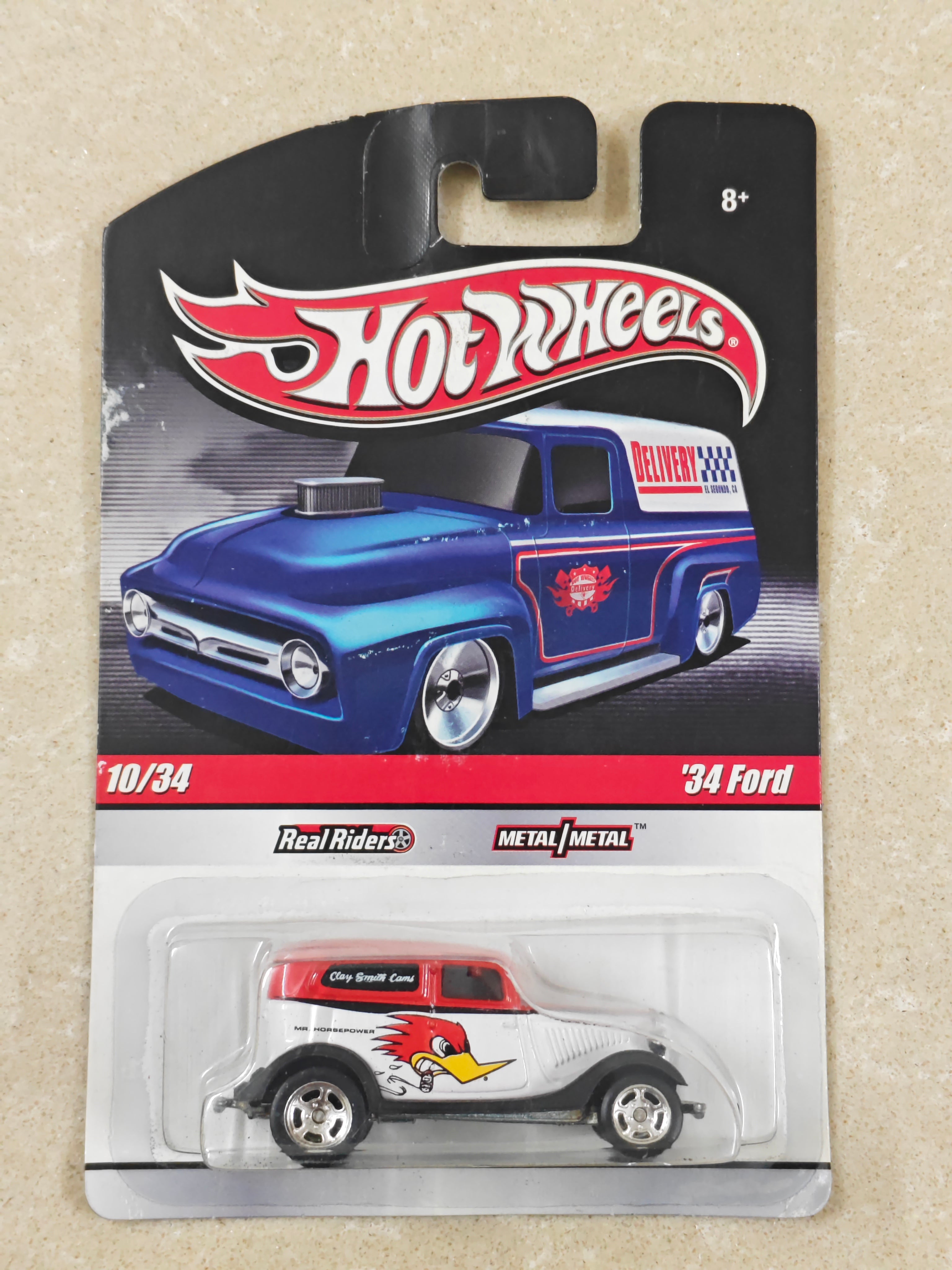 Hot Wheels - Imported - 34 Ford - Rubber Tyres - Metal on Metal - Diecast Car - 1:64 Scale - Rare