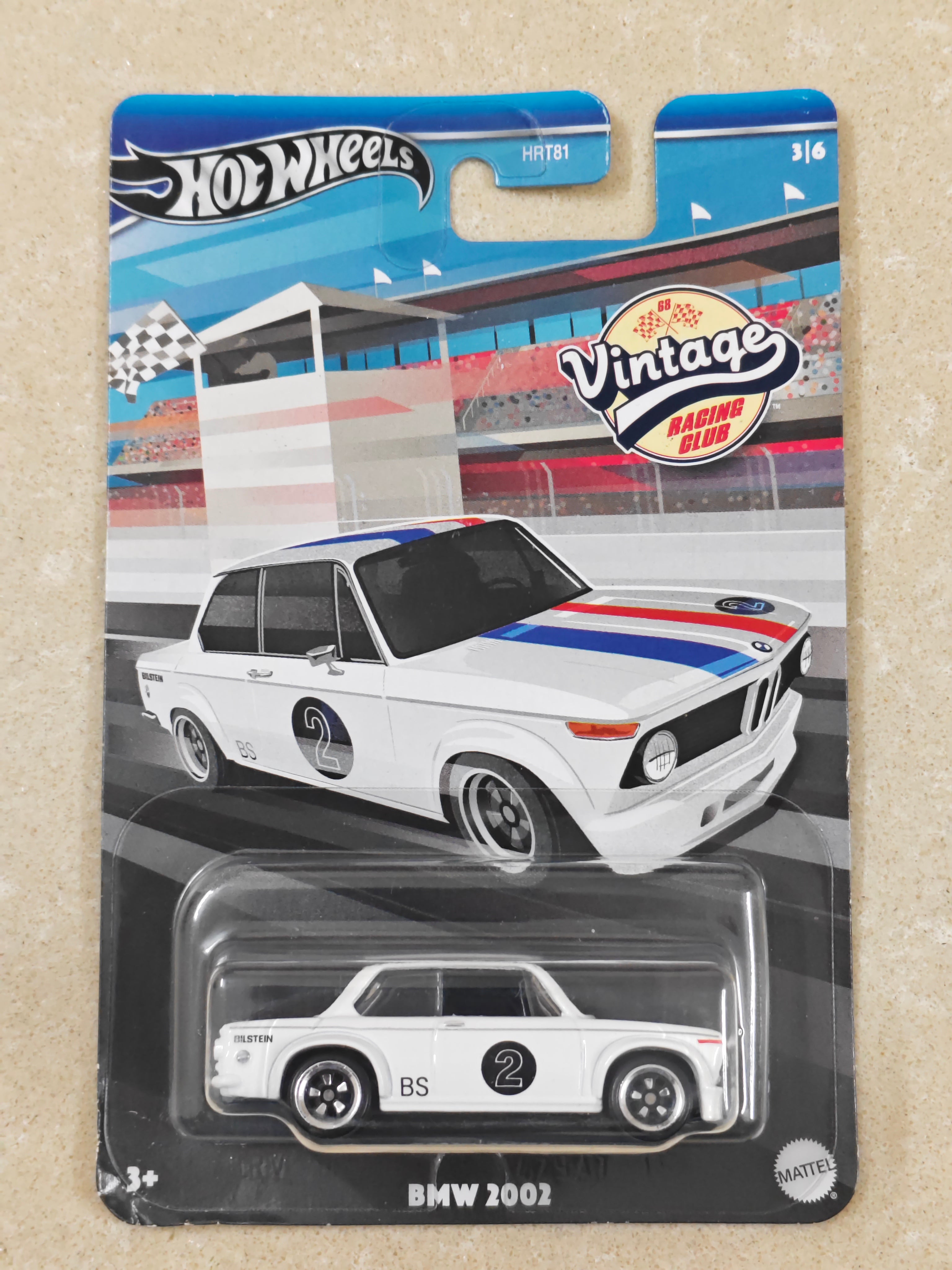 Hot Wheels - Silver Series - Imported - BMW 2002 - Diecast Car - 1:64 Scale (Soft Edge)
