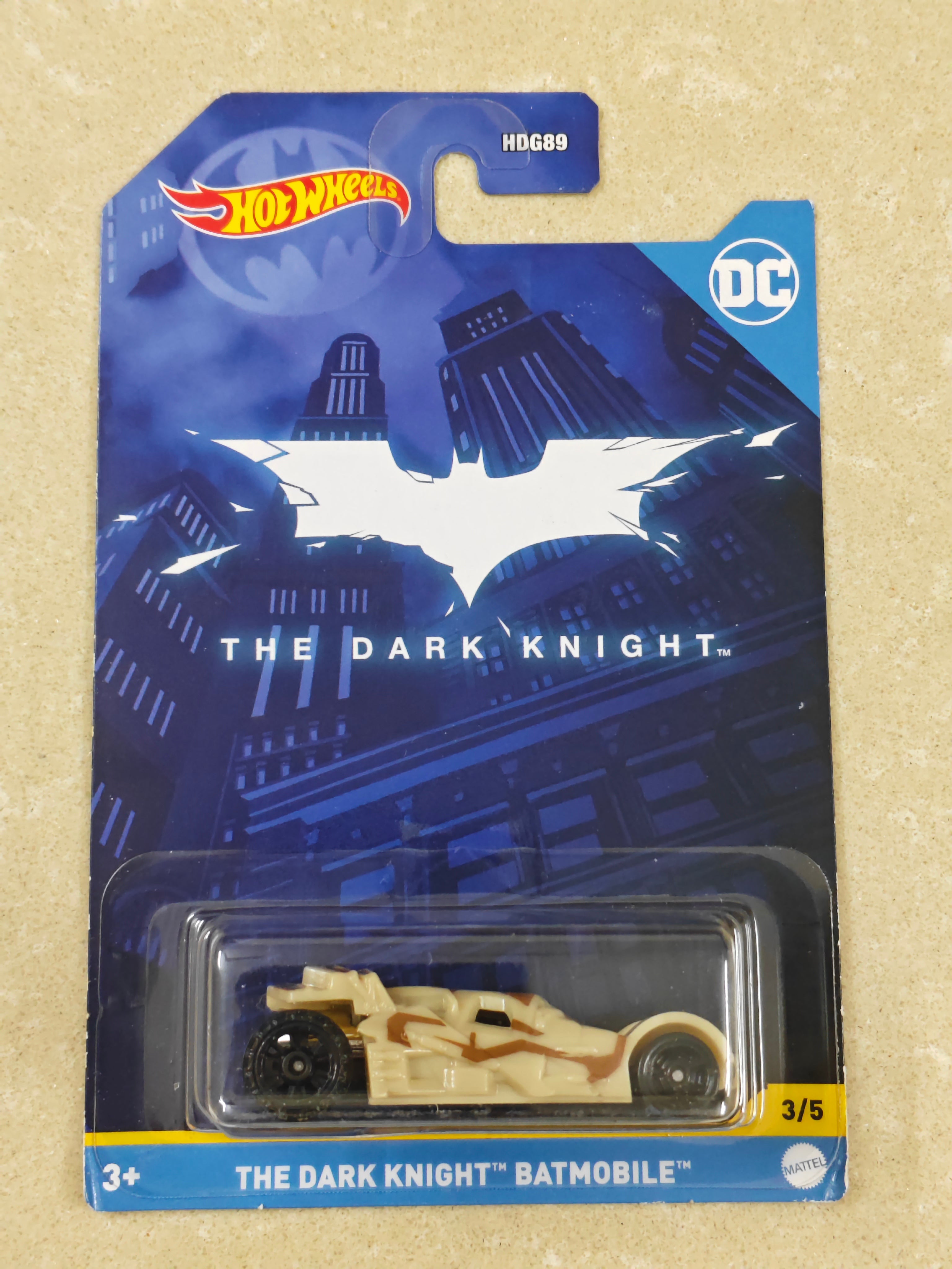 Hot Wheels - US Imported - The Dark Knight Batmobile Camo - Diecast Car - 1:64 Scale