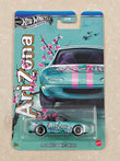 Hot Wheels -  US Imported 7/11 Store Exclusive Launch - Arizona Collab - Silver Series 1991 Mazda MX-5 Miata - Diecast Car - 1:64 Scale