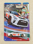Hot Wheels - Imported - Silver Series - 7/11 Exclusive 2017 Nissan GT-R (R35)- Diecast Car - 1:64 Scale