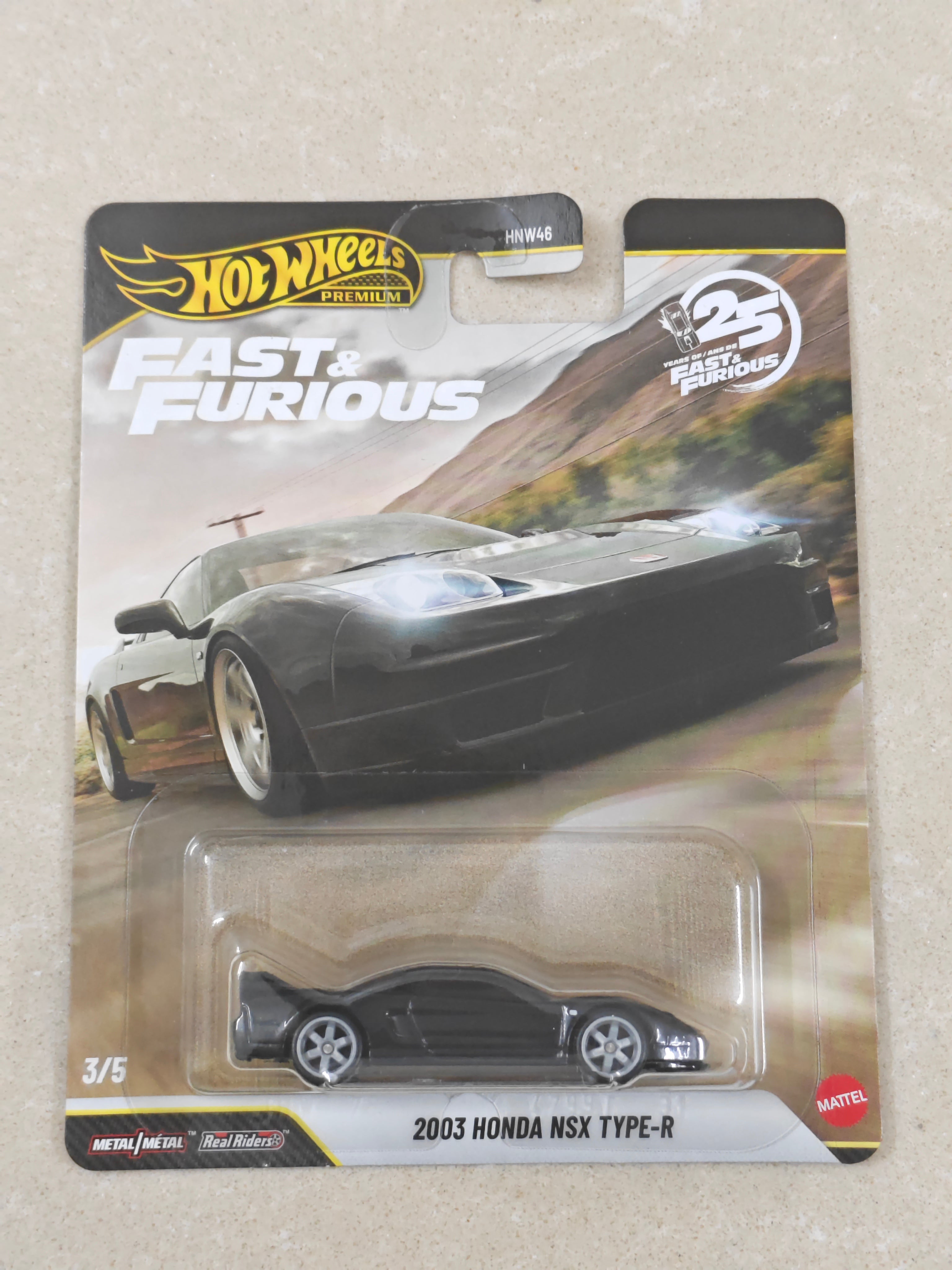 Hot Wheels - Imported Premiums - 2003 Honda NSX TYPE-R - Diecast Car - 1:64 Scale
