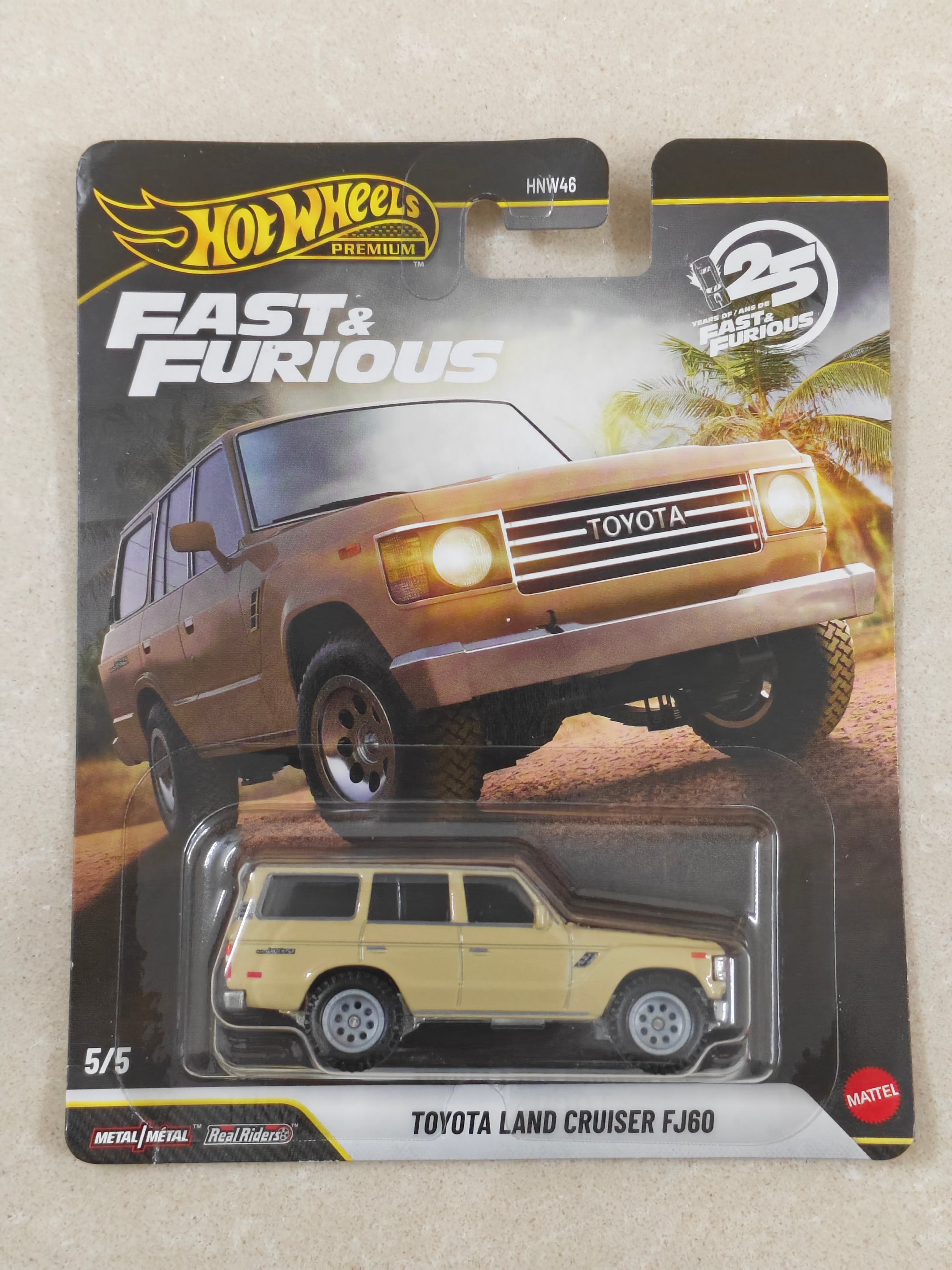 Hot Wheels - Imported Premiums - Toyota Land Cruiser FJ60 - Diecast Car - 1:64 Scale (Mild Creased)