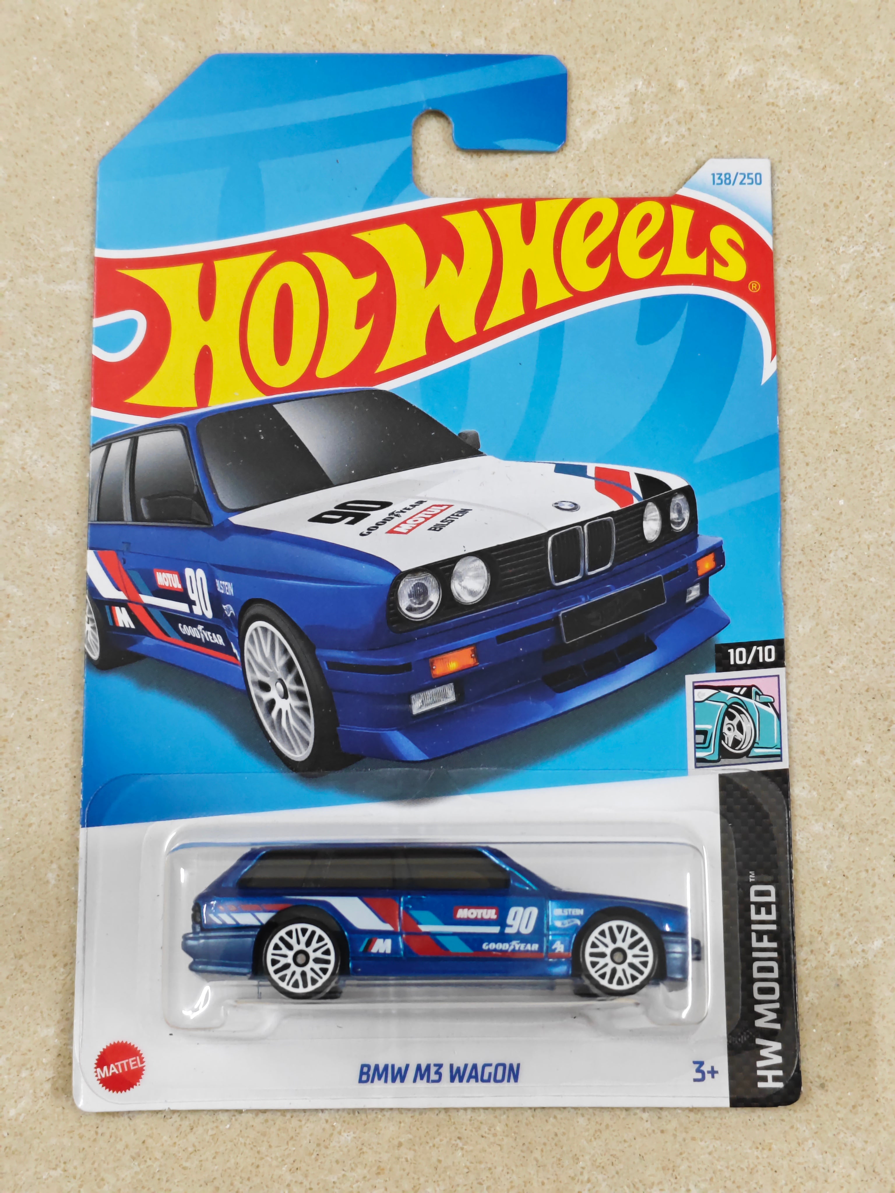 Hot Wheels - Imported - BMW M3 Wagon Blue - Diecast Car - 1:64 Scale
