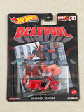 Hot Wheels - Imported - Premium - Deadpool Scooter - Diecast Car - 1:64 Scale
