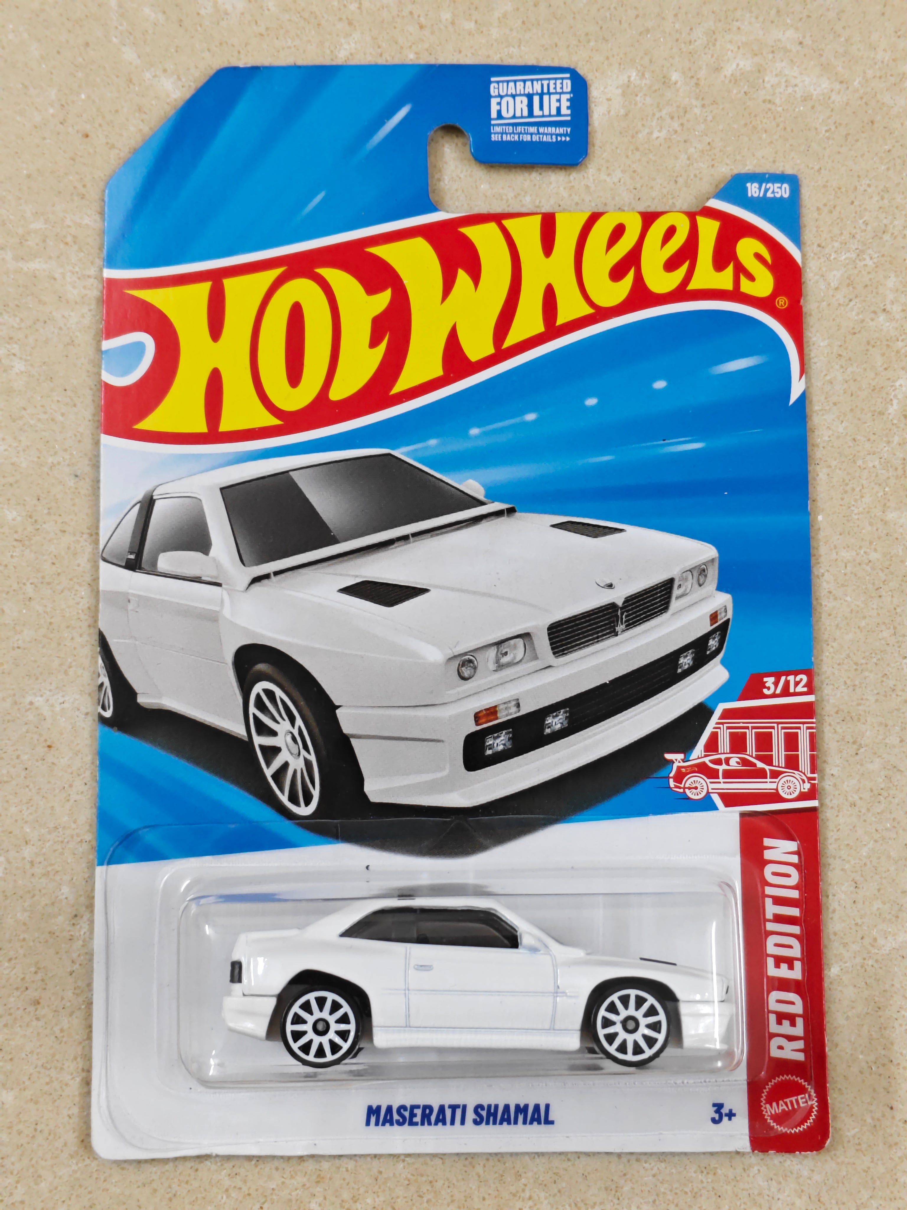Hot Wheels - US Imported - Red Edition - Maserati Shamal - Diecast Car - 1:64 Scale