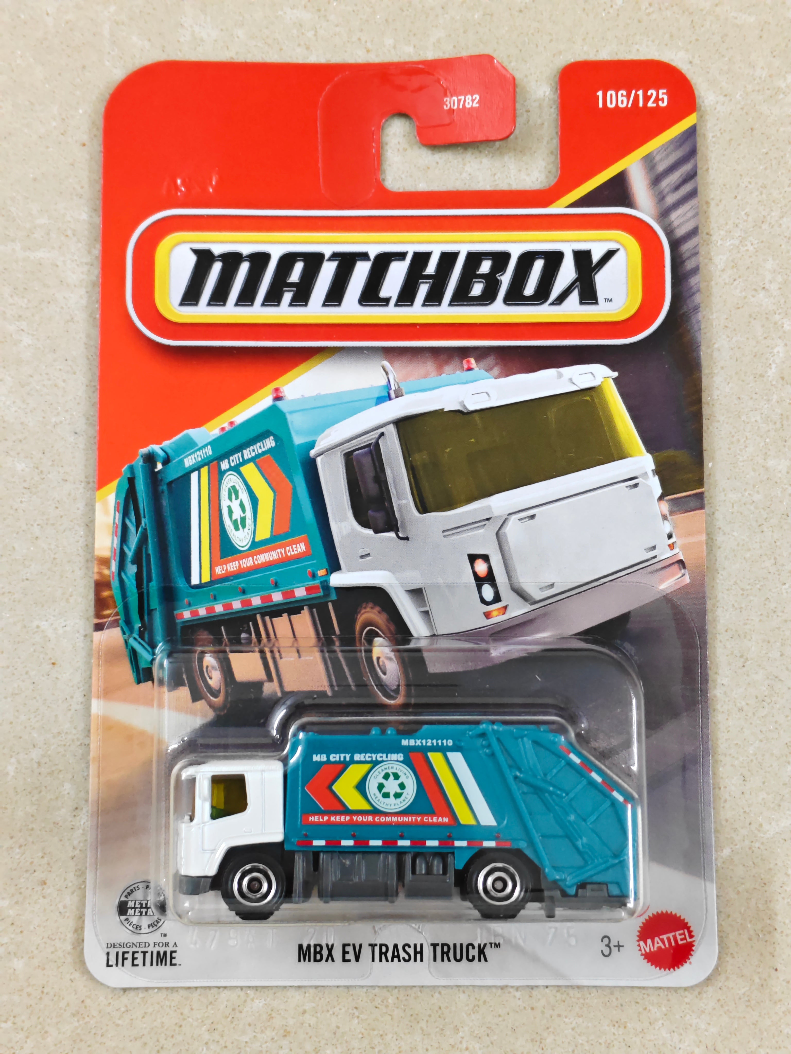 Matchbox - MBX EV Trash - Diecast Car - 1:64 Scale