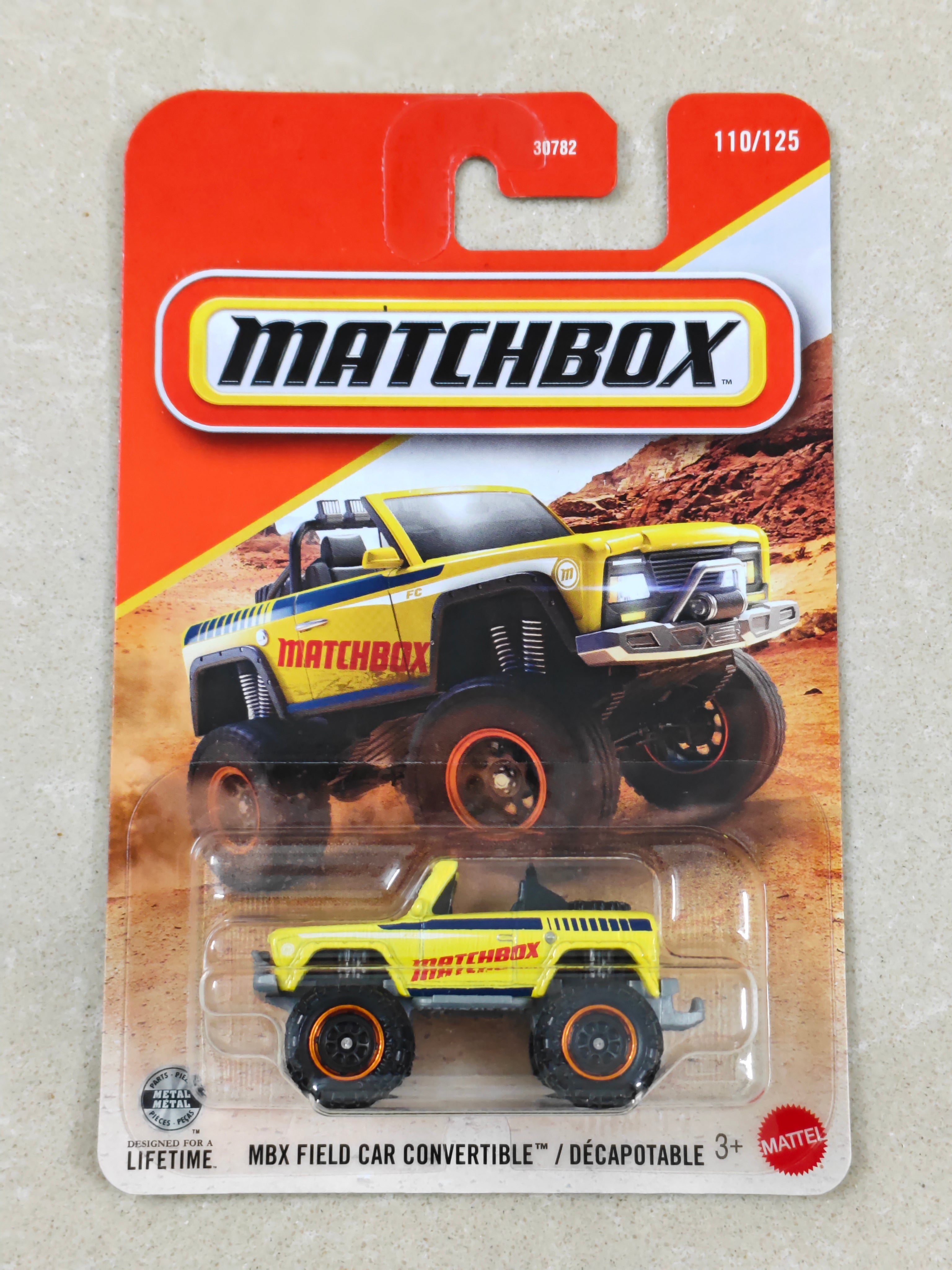 Matchbox - MBX Field Car Convertible - Diecast Car - 1:64 Scale
