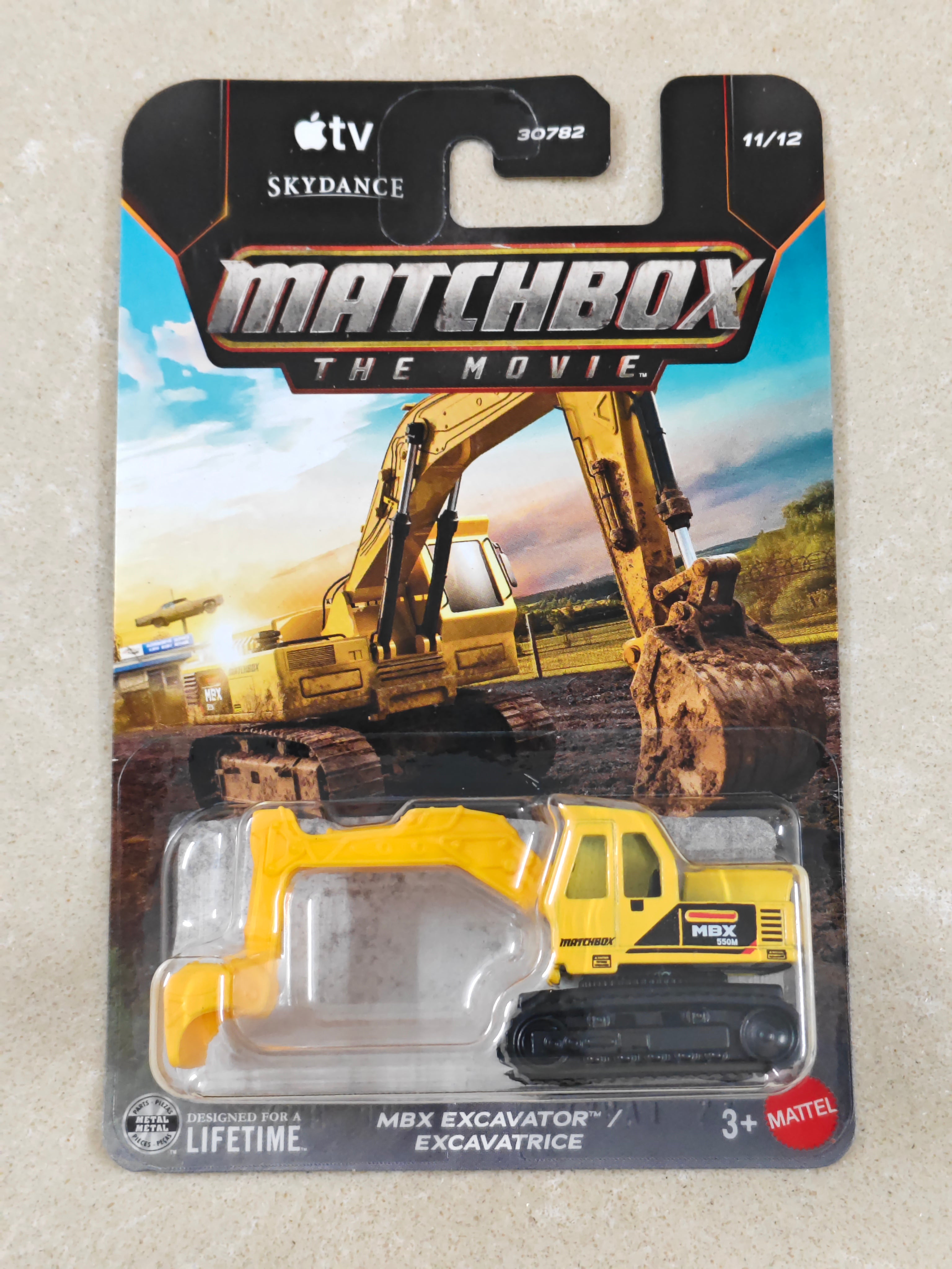 Matchbox - MBX Excavator - Diecast Car - 1:64 Scale